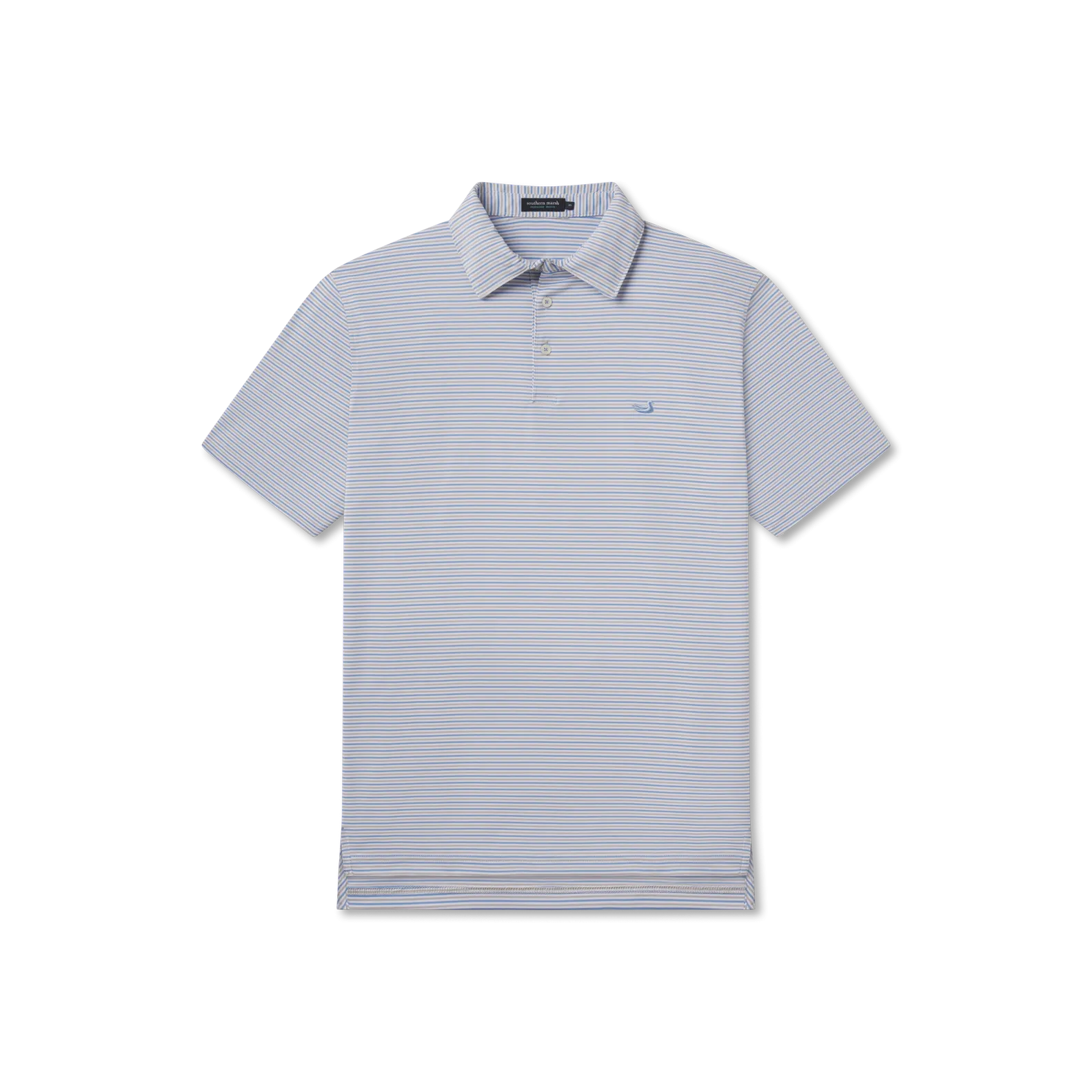 Southern Marsh 21 Bermuda Performance Polo - Sumter Stripe
