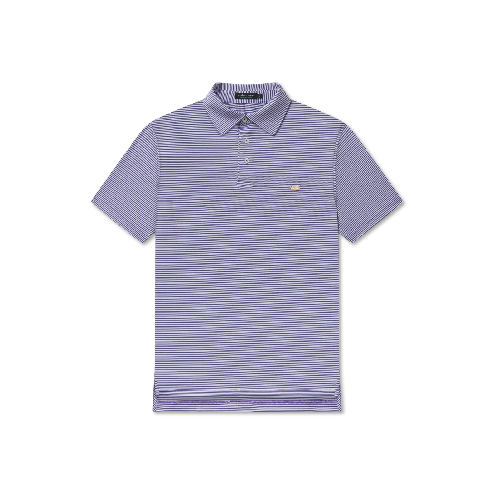 Southern Marsh 21 Bermuda Performance Polo - Sumter Stripe