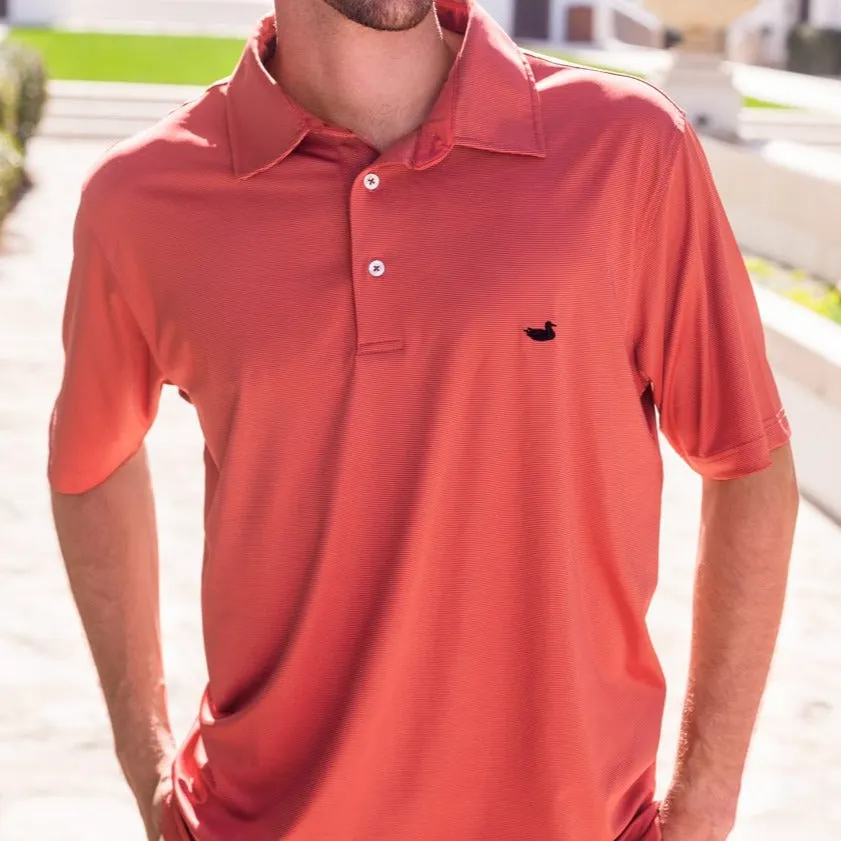 Southern Marsh 21 Bermuda Performance Polo - Tucker