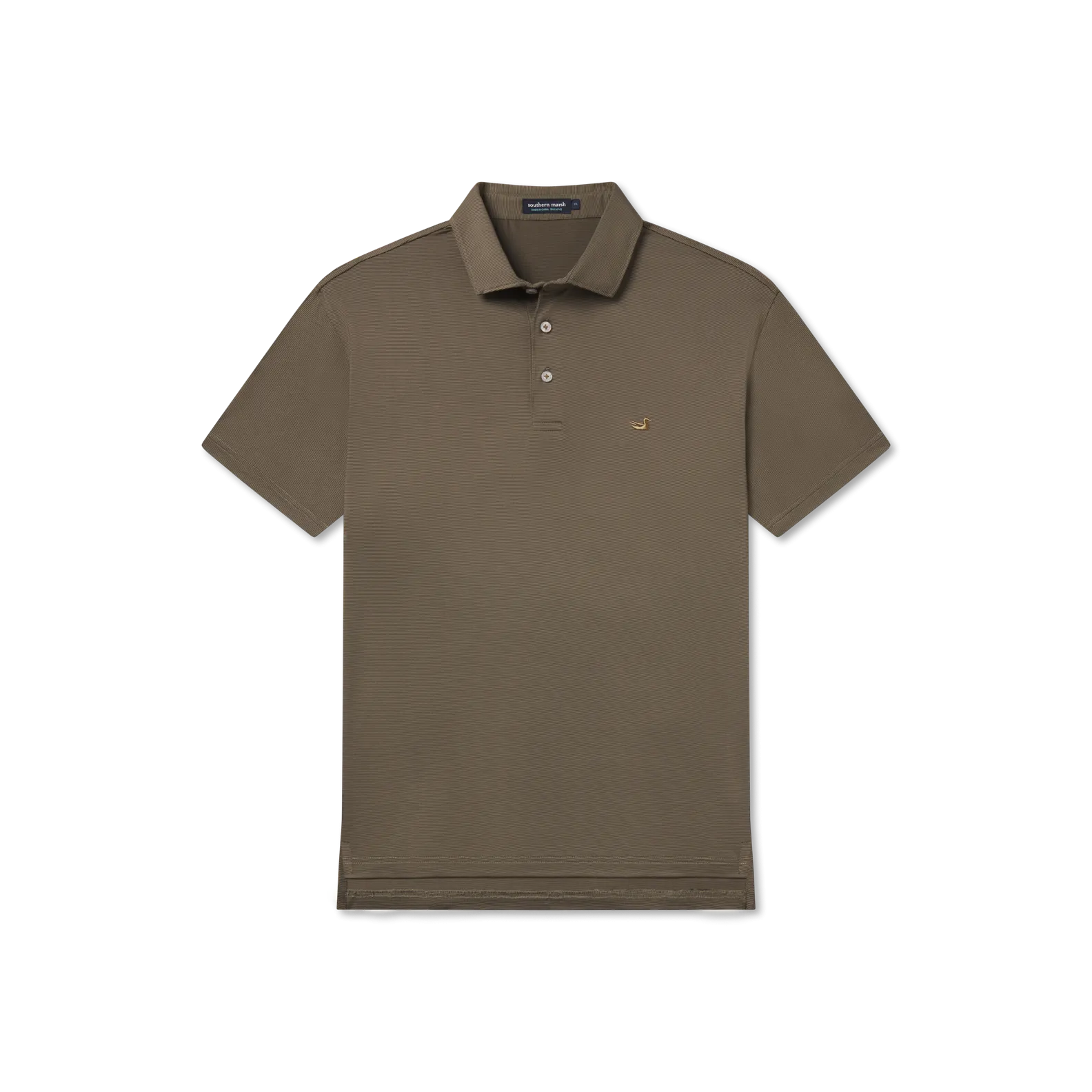 Southern Marsh 21 Bermuda Performance Polo - Wellington Stripe