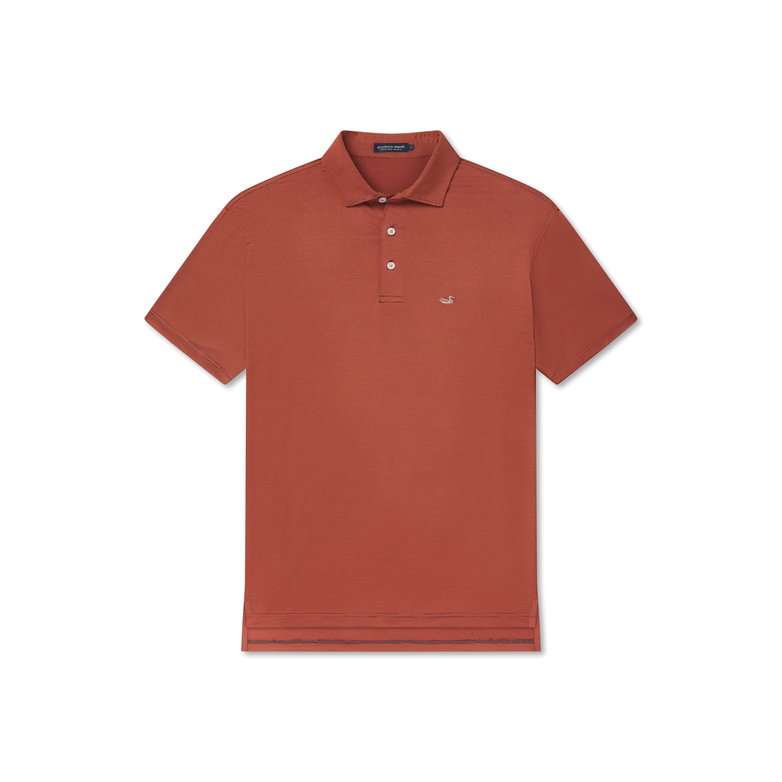 Southern Marsh 21 Bermuda Performance Polo - Wellington Stripe