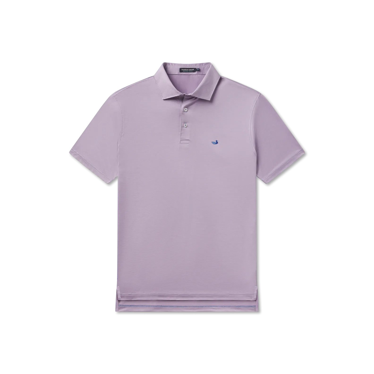 Southern Marsh 21 Bermuda Performance Polo - Wellington Stripe