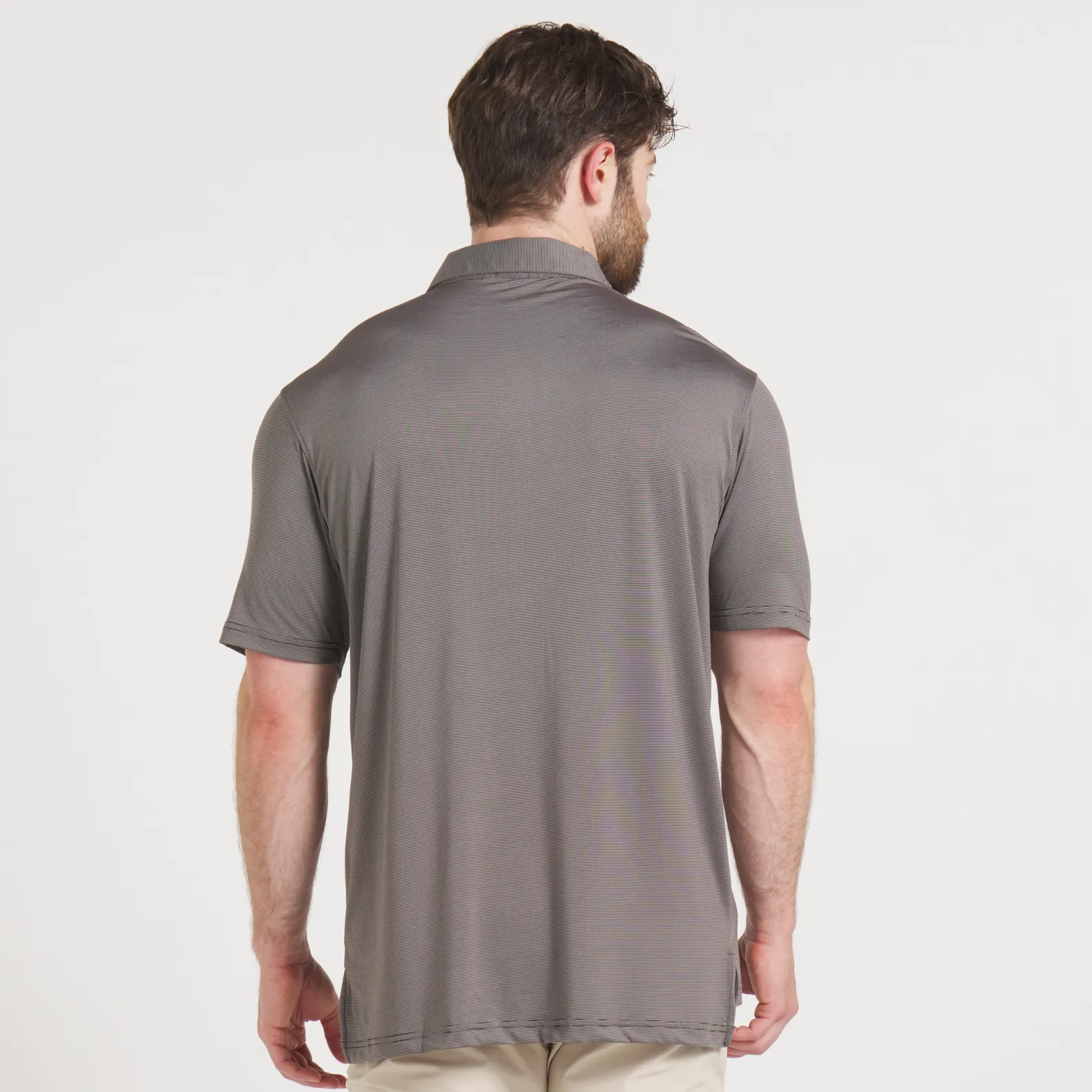 Southern Marsh 21 Bermuda Performance Polo - Wellington Stripe