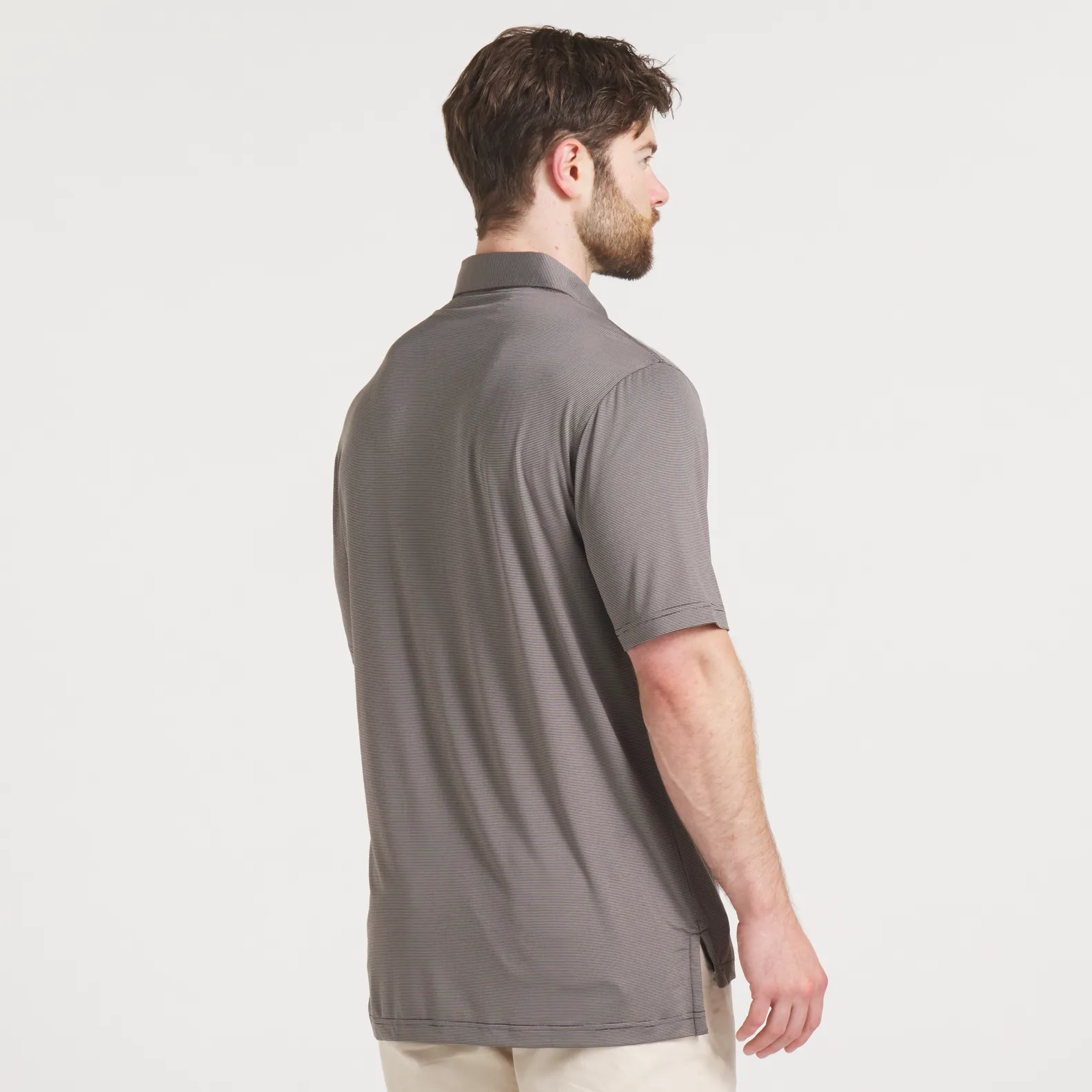 Southern Marsh 21 Bermuda Performance Polo - Wellington Stripe