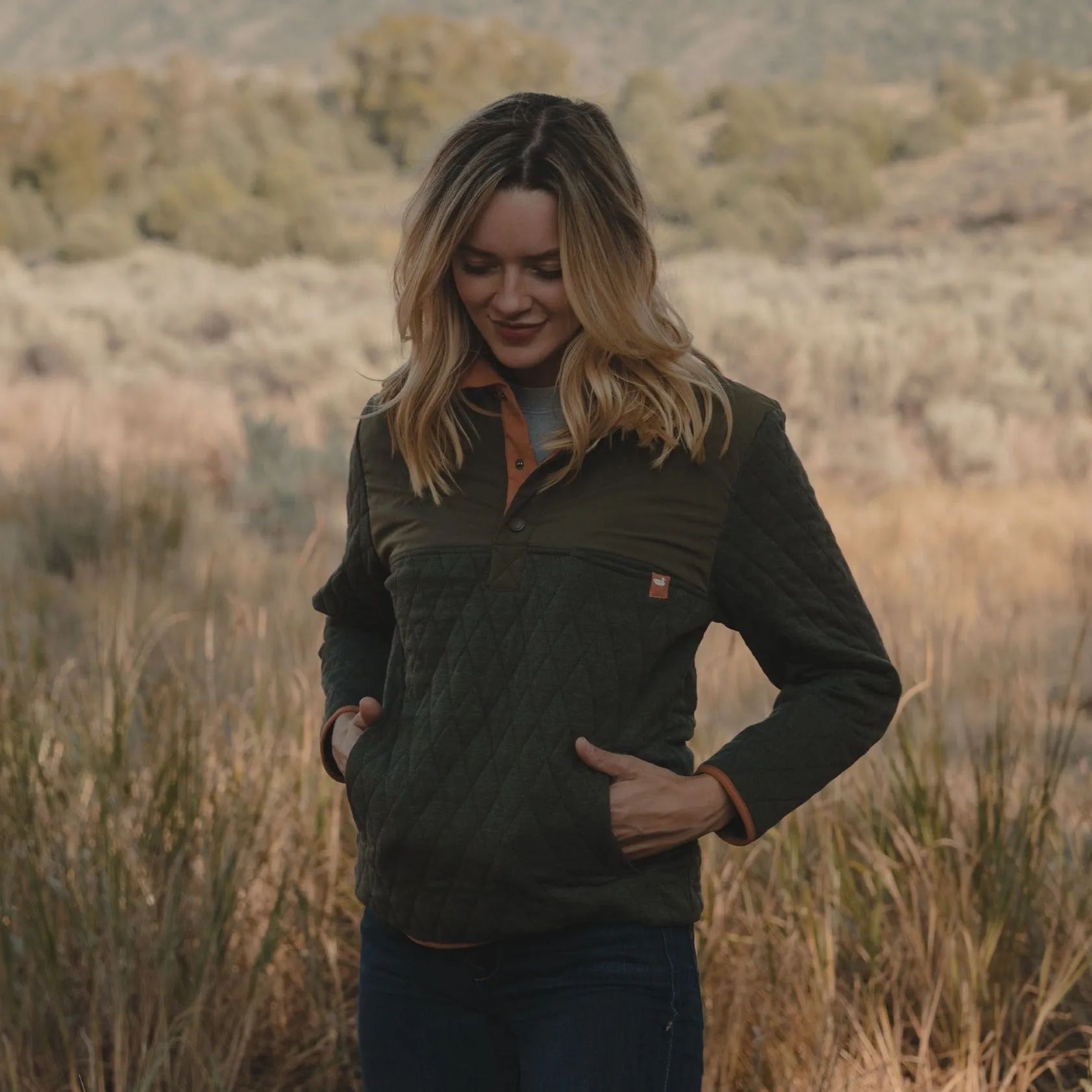 Southern Marsh 21 Bighorn Quilted Pullover