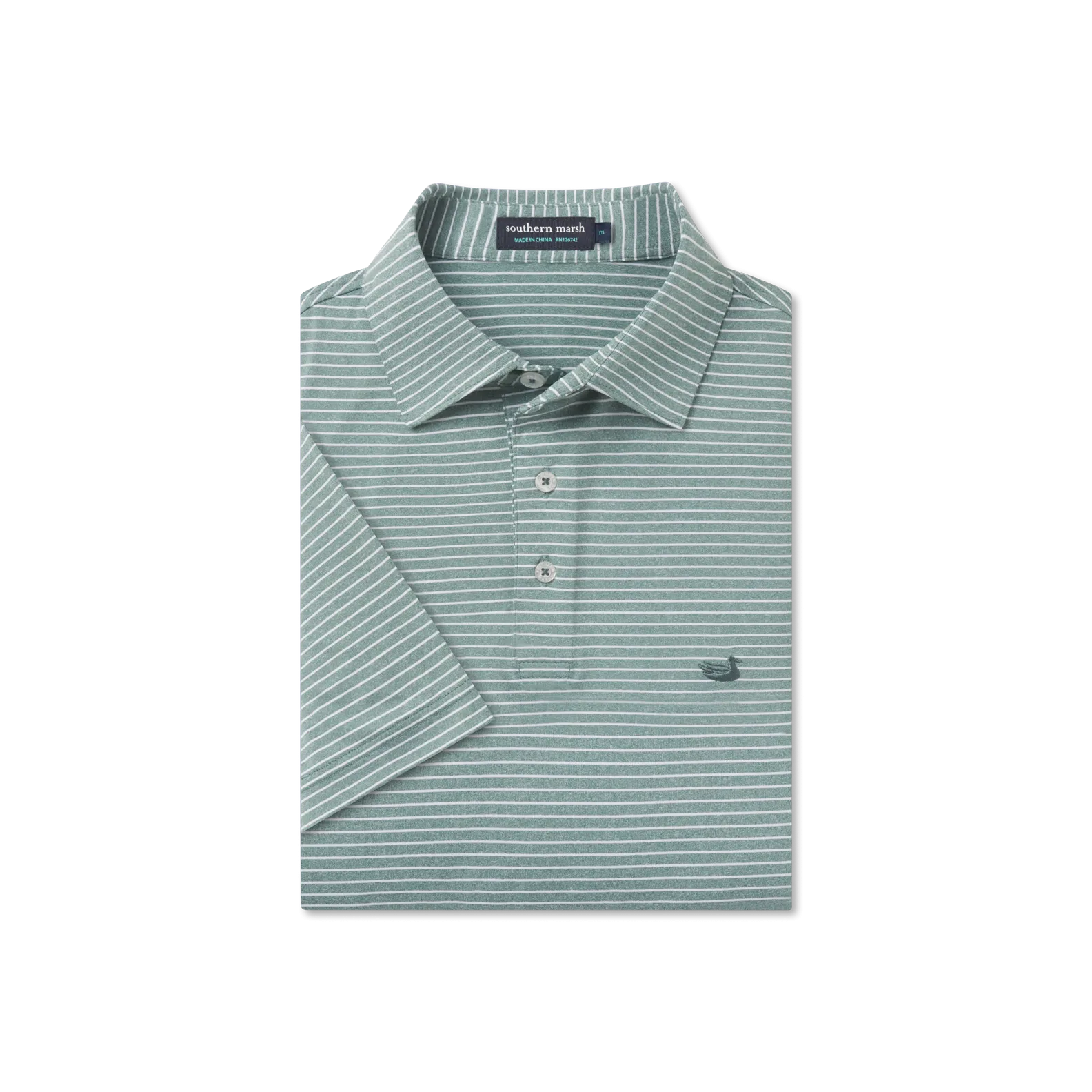 Southern Marsh 21 Biloxi Heather Performance Polo
