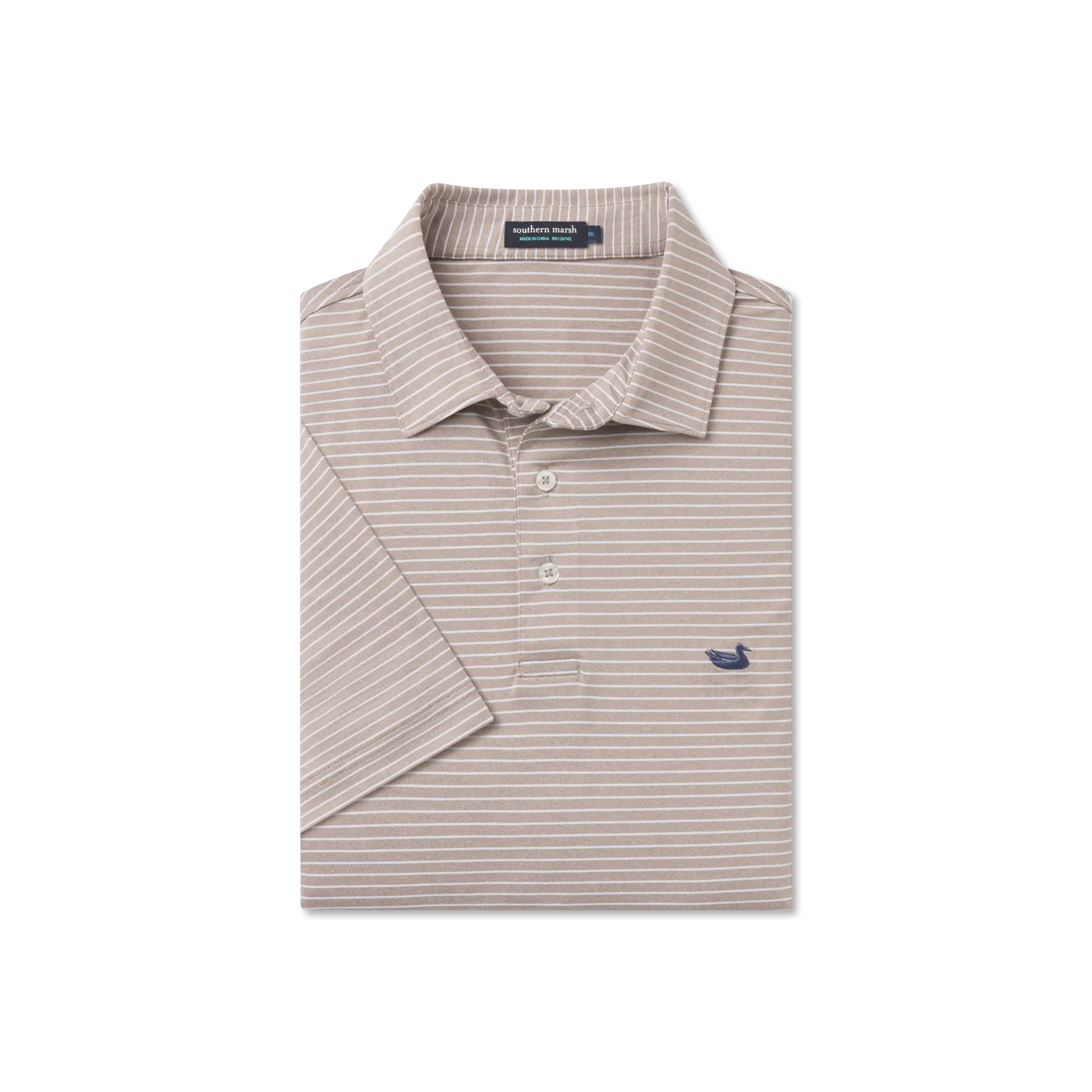 Southern Marsh 21 Biloxi Heather Performance Polo