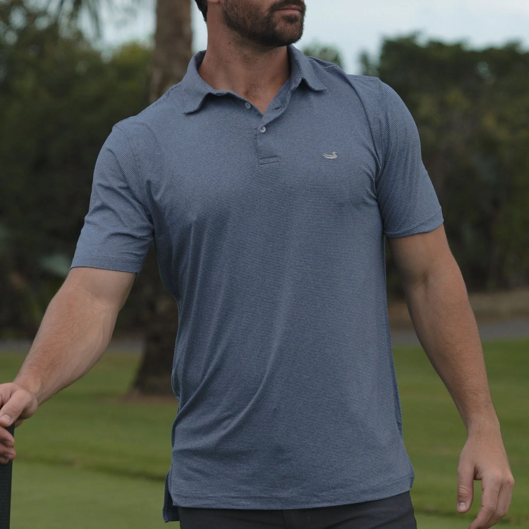 Southern Marsh 21 Biscayne Heather Performance Polo