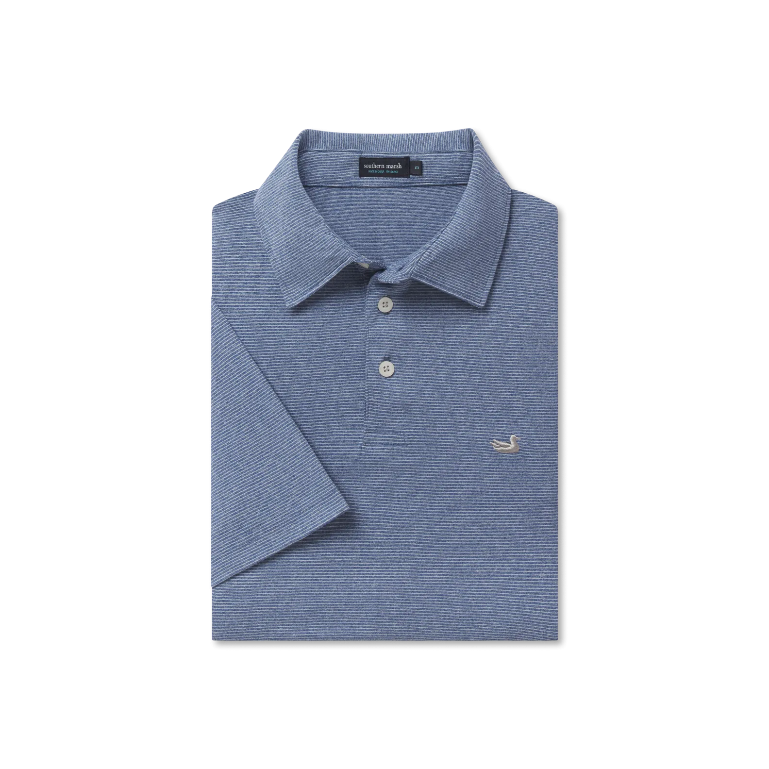 Southern Marsh 21 Biscayne Heather Performance Polo