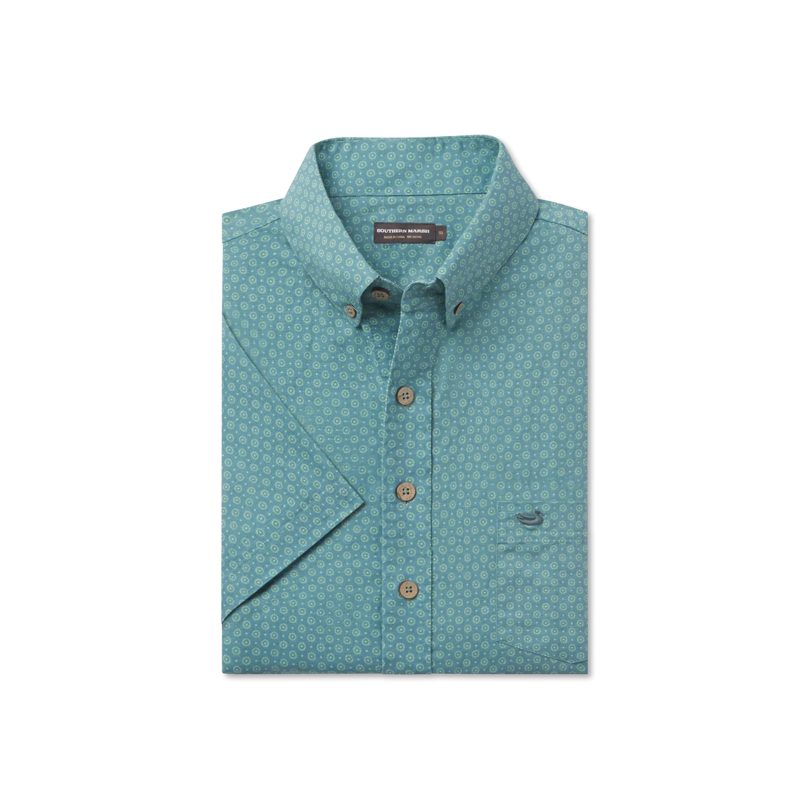 Southern Marsh 21 Blaise Relaxed Shirt - Paisley Dots