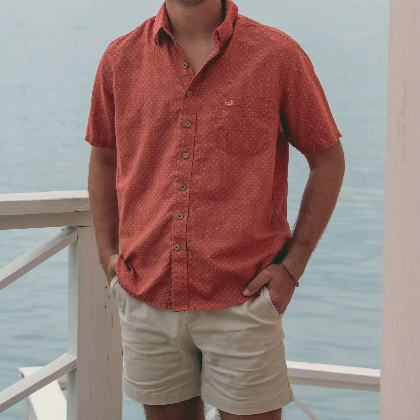Southern Marsh 21 Blaise Relaxed Shirt - Paisley Dots
