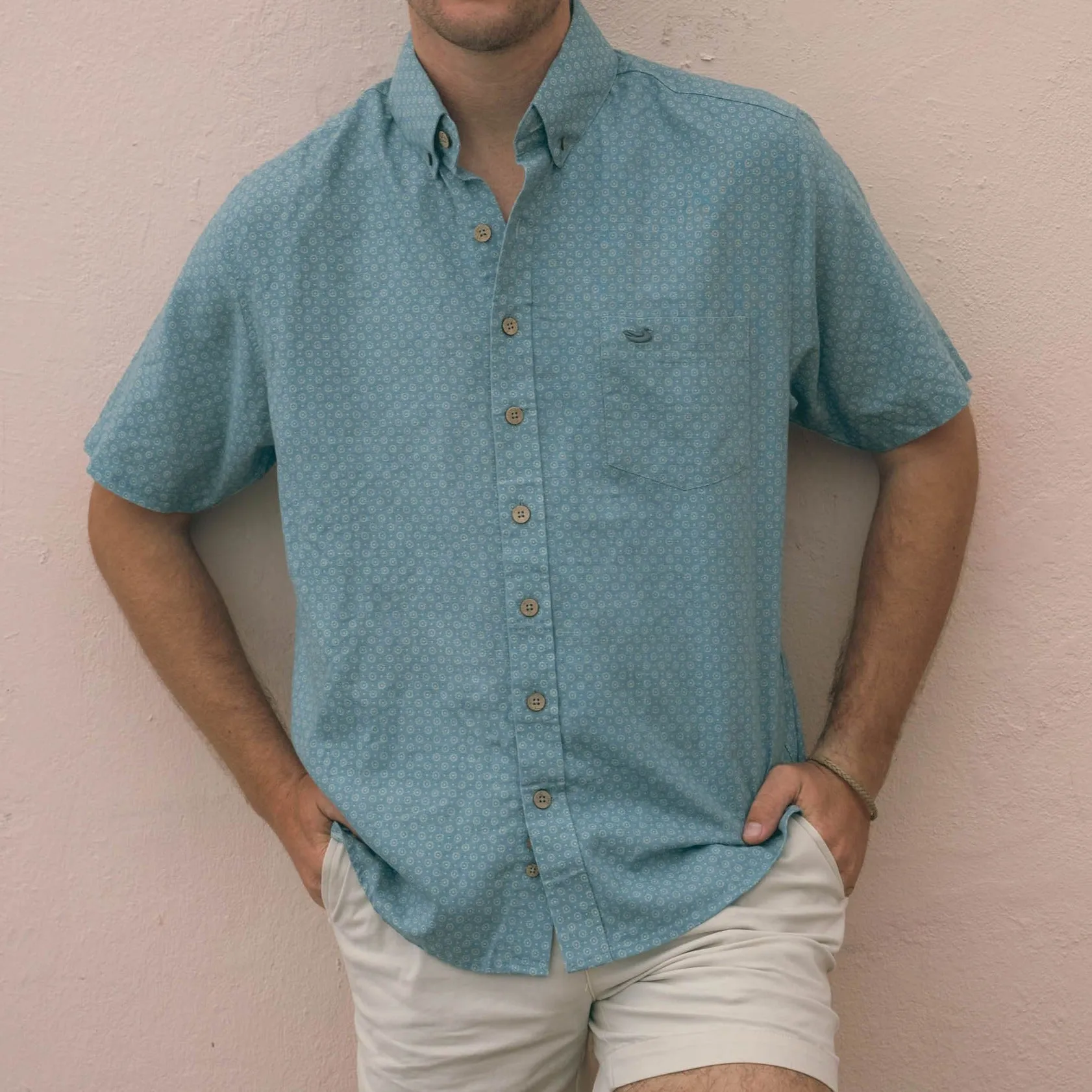 Southern Marsh 21 Blaise Relaxed Shirt - Paisley Dots