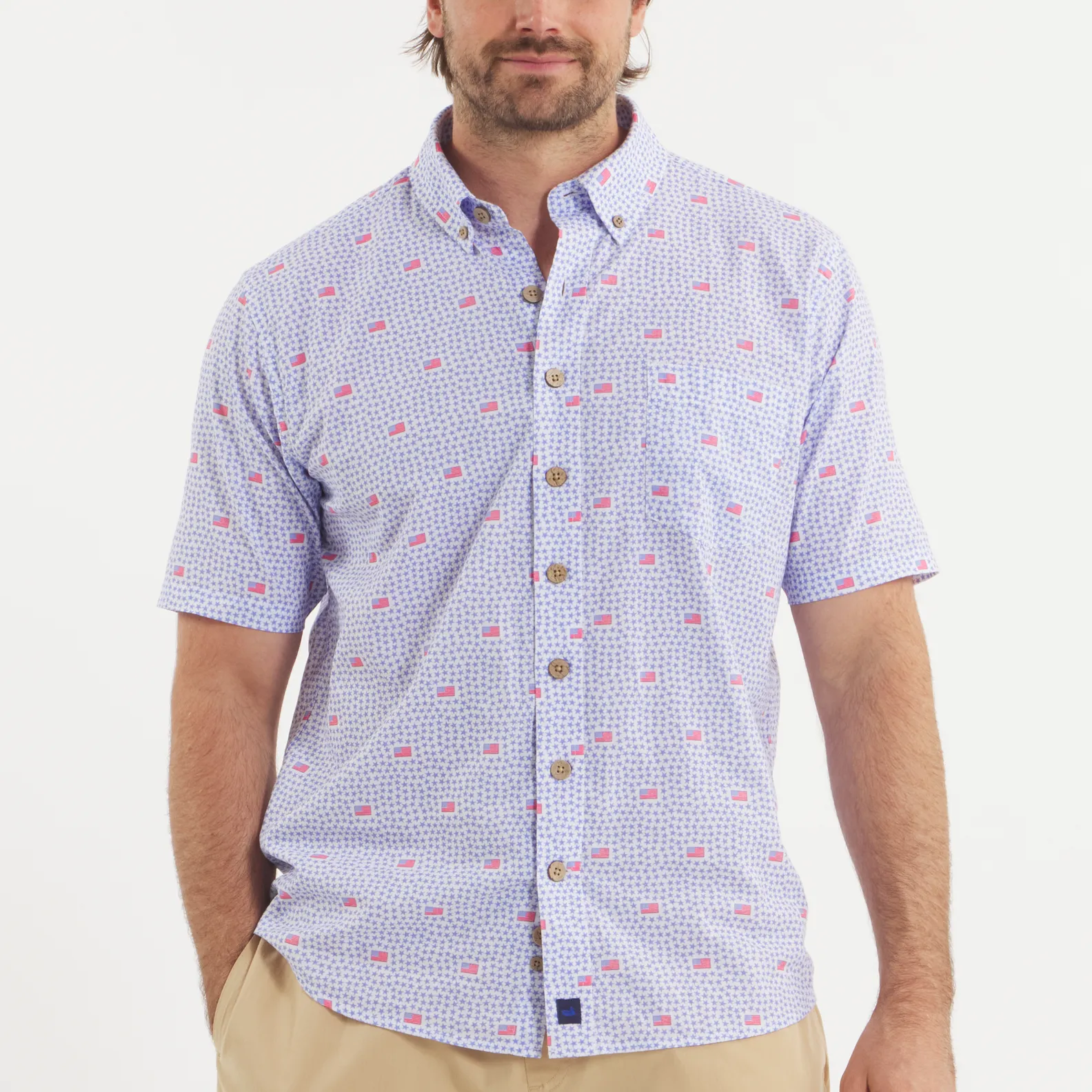 Southern Marsh 21 Blaise Relaxed Shirt - Stars Forever