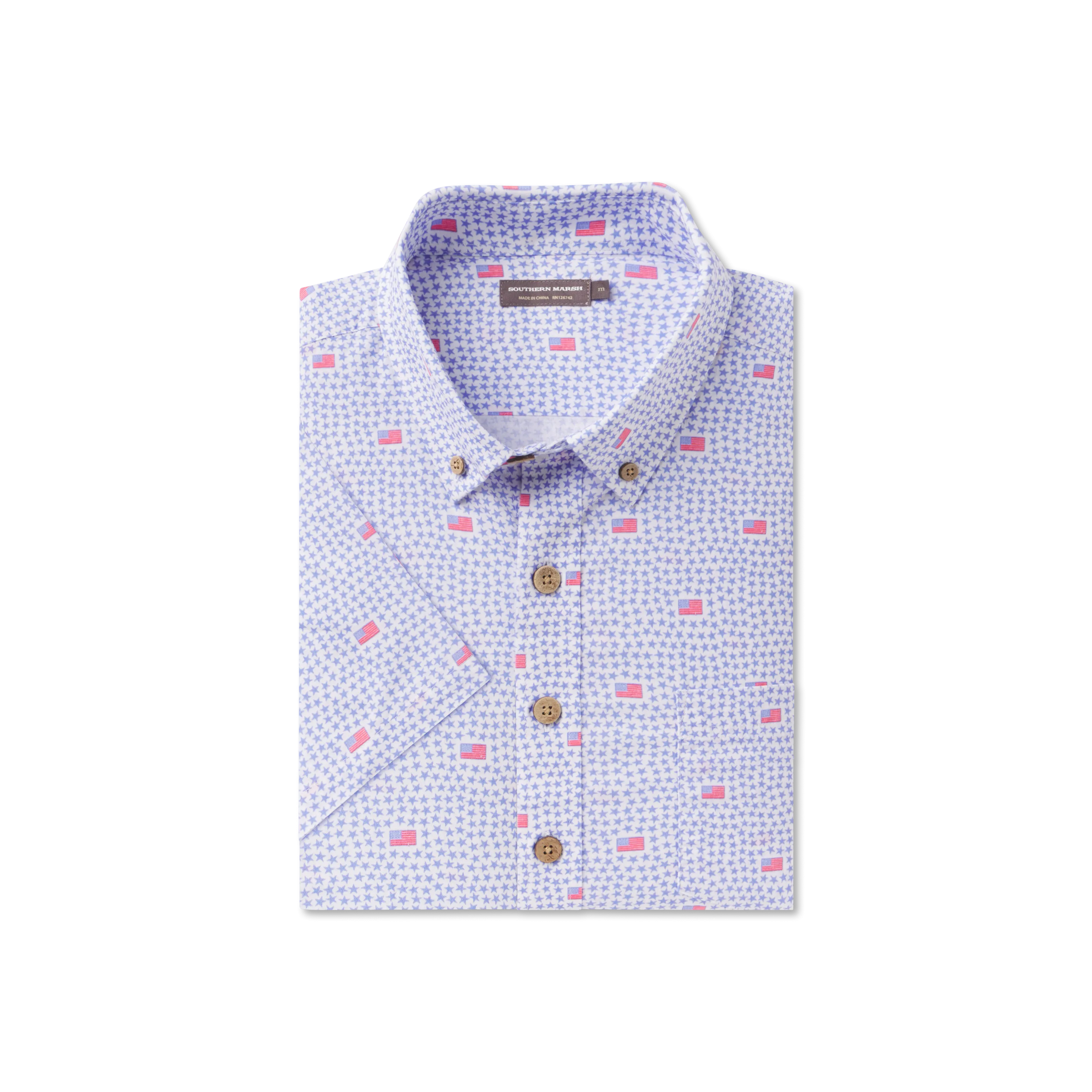 Southern Marsh 21 Blaise Relaxed Shirt - Stars Forever