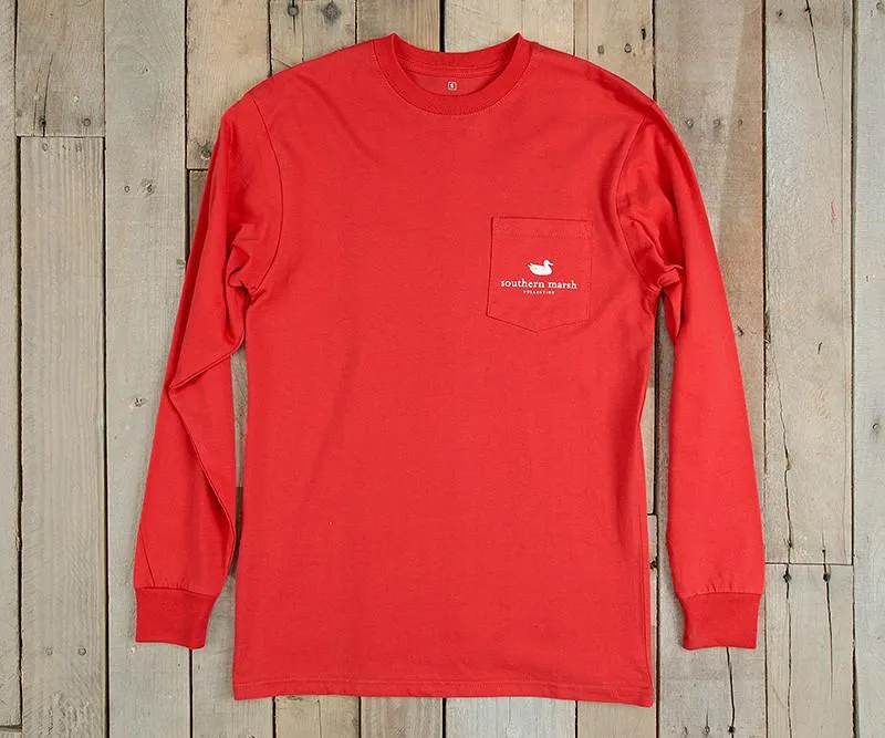 Southern Marsh 21 Blue Marlin Fishing Tee - Long Sleeve