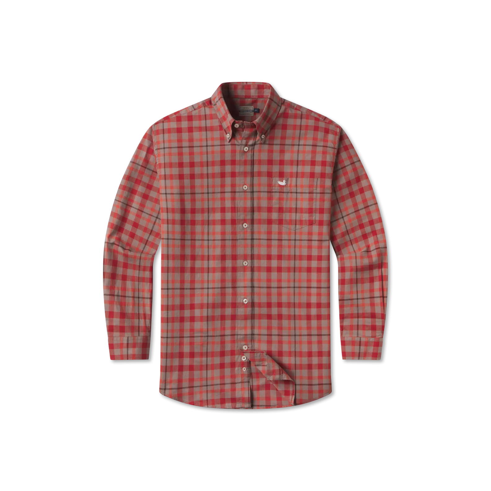 Southern Marsh 21 Boundary Washed Plaid Dress Shirt