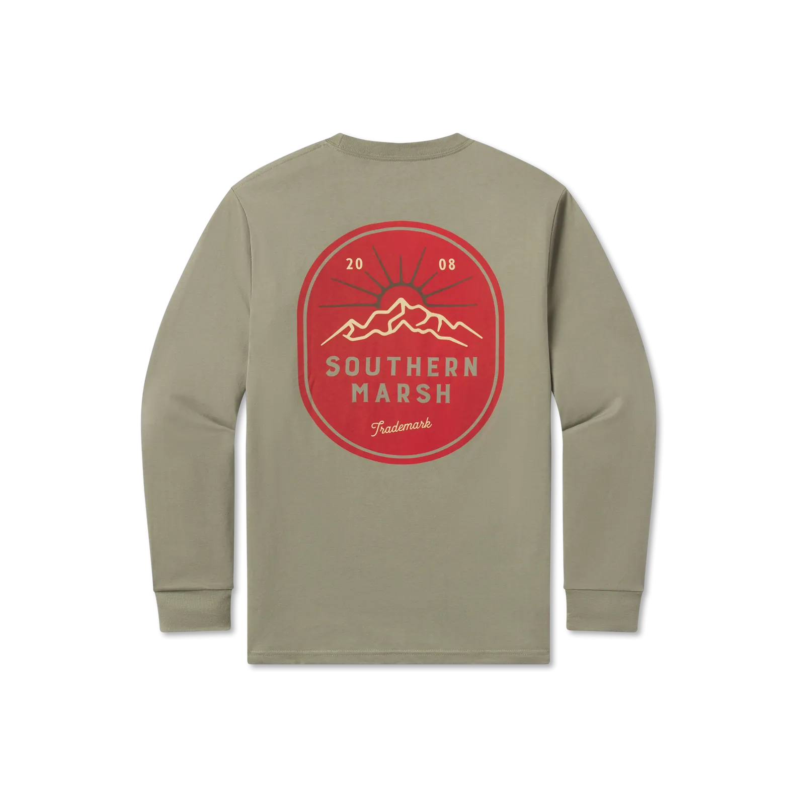 Southern Marsh 21 Branding Collection Tee - Mountain Rise - Long Sleeve