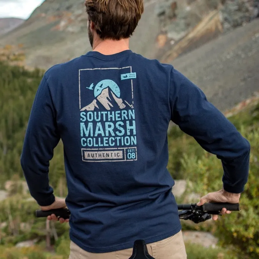Southern Marsh 21 Branding Collection Tee- Summit Poster- Long Sleeve