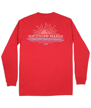 Southern Marsh 21 Branding Collection Tee - Sunset - Long Sleeve