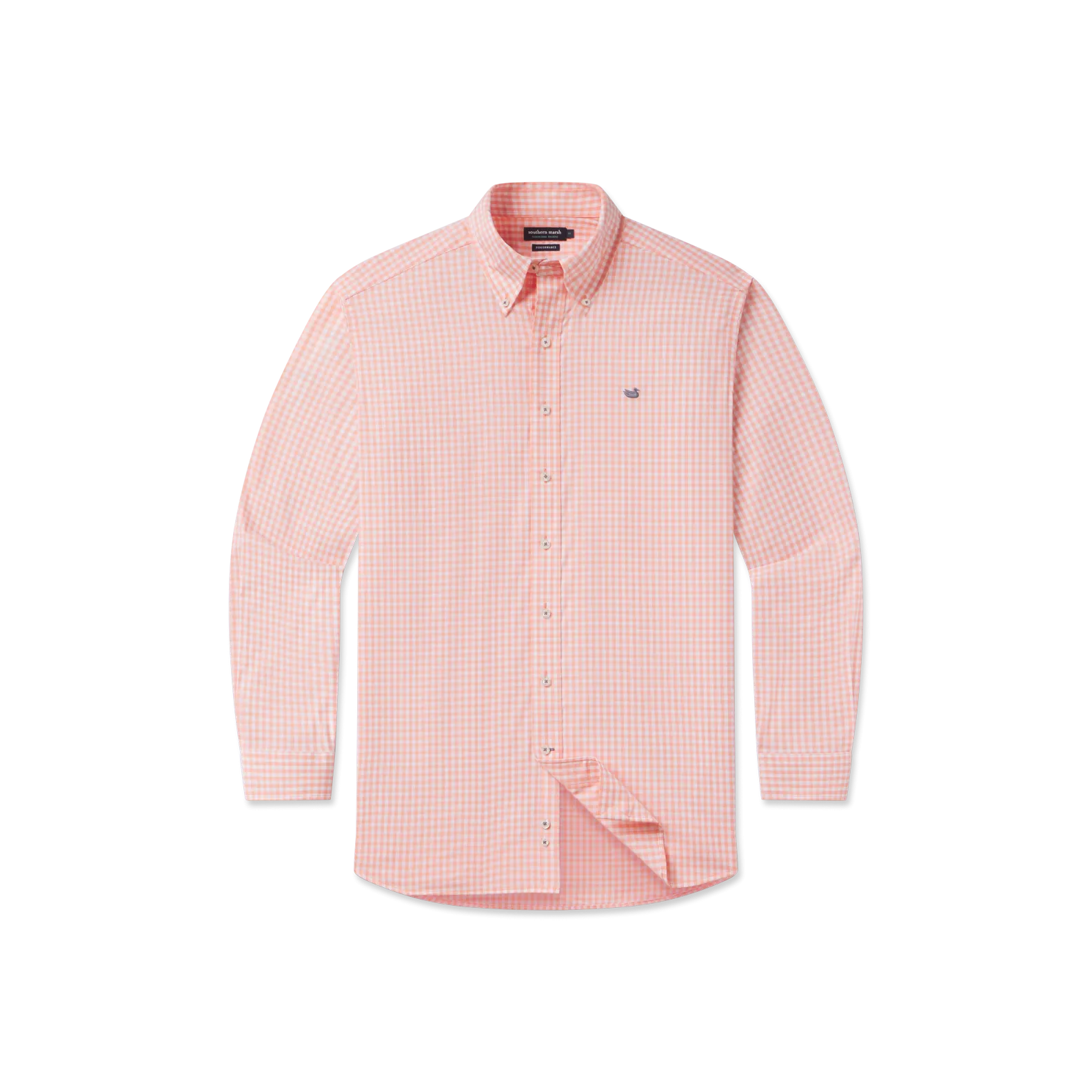 Southern Marsh 21 Brentwood Gingham Performance Dress Shirt