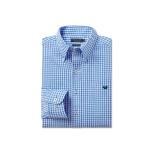 Southern Marsh 21 Brentwood Gingham Performance Dress Shirt