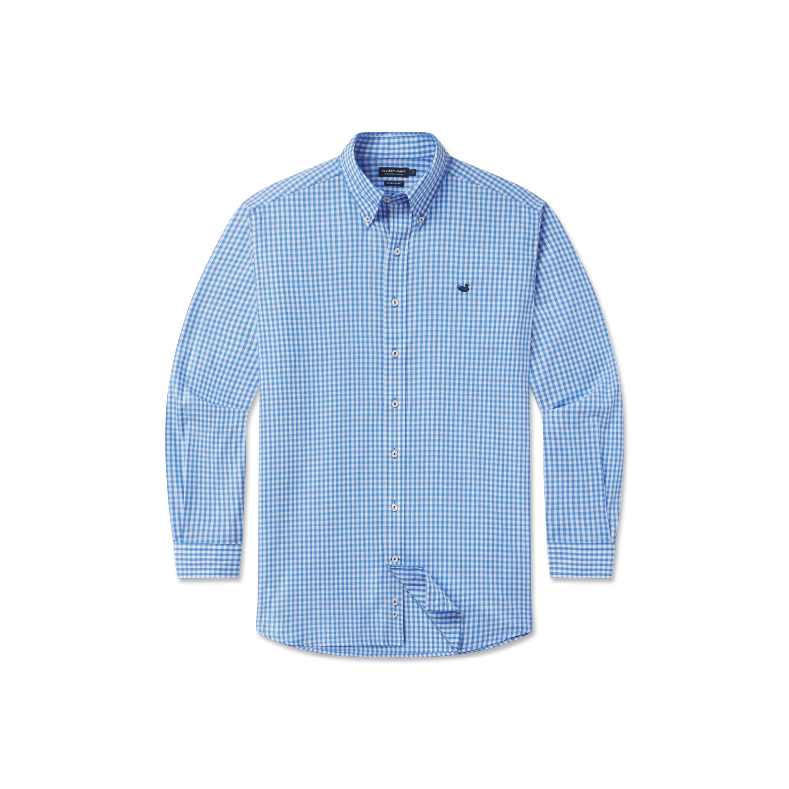 Southern Marsh 21 Brentwood Gingham Performance Dress Shirt