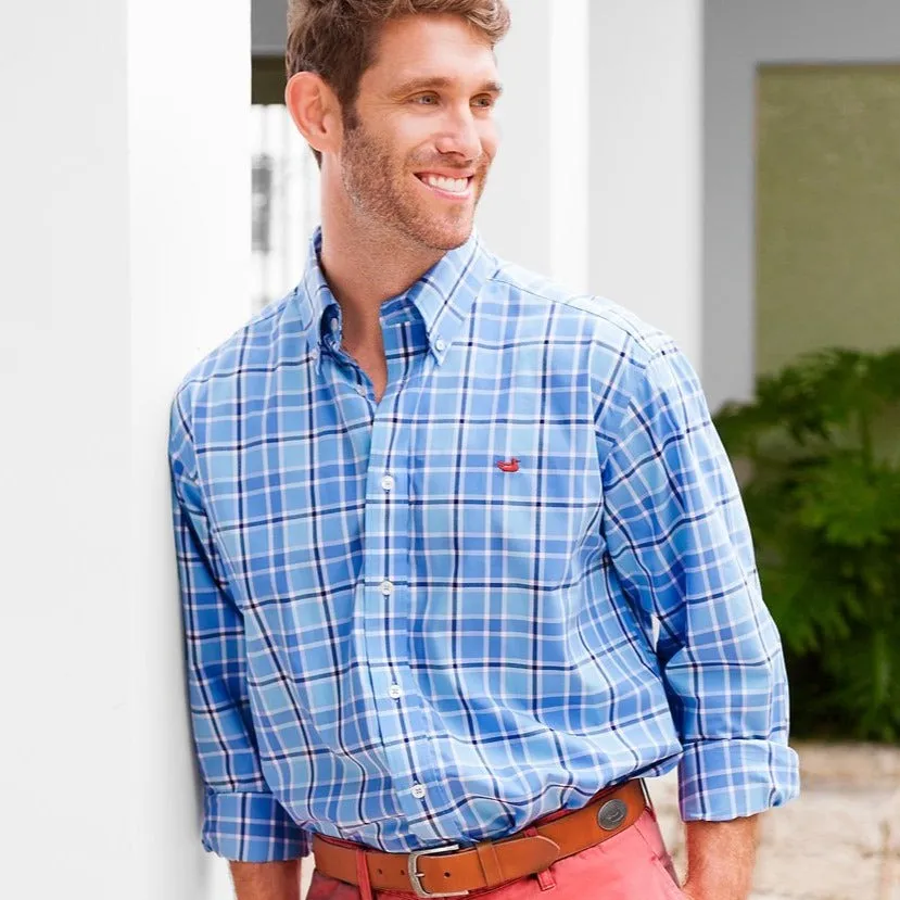 Southern Marsh 21 Brevard Plaid Dress Shirt