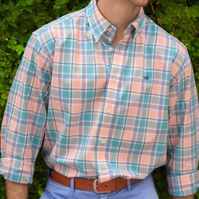 Southern Marsh 21 Brevard Plaid Dress Shirt