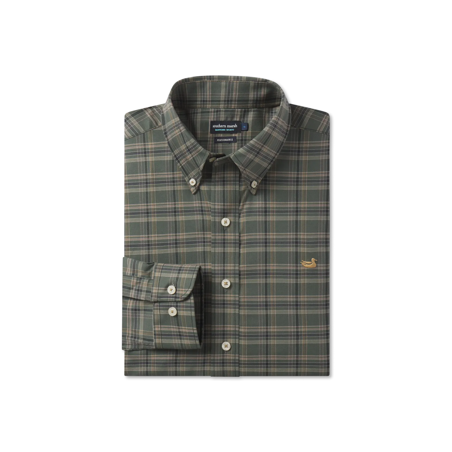 Southern Marsh 21 Bristol Performance Plaid Dress Shirt