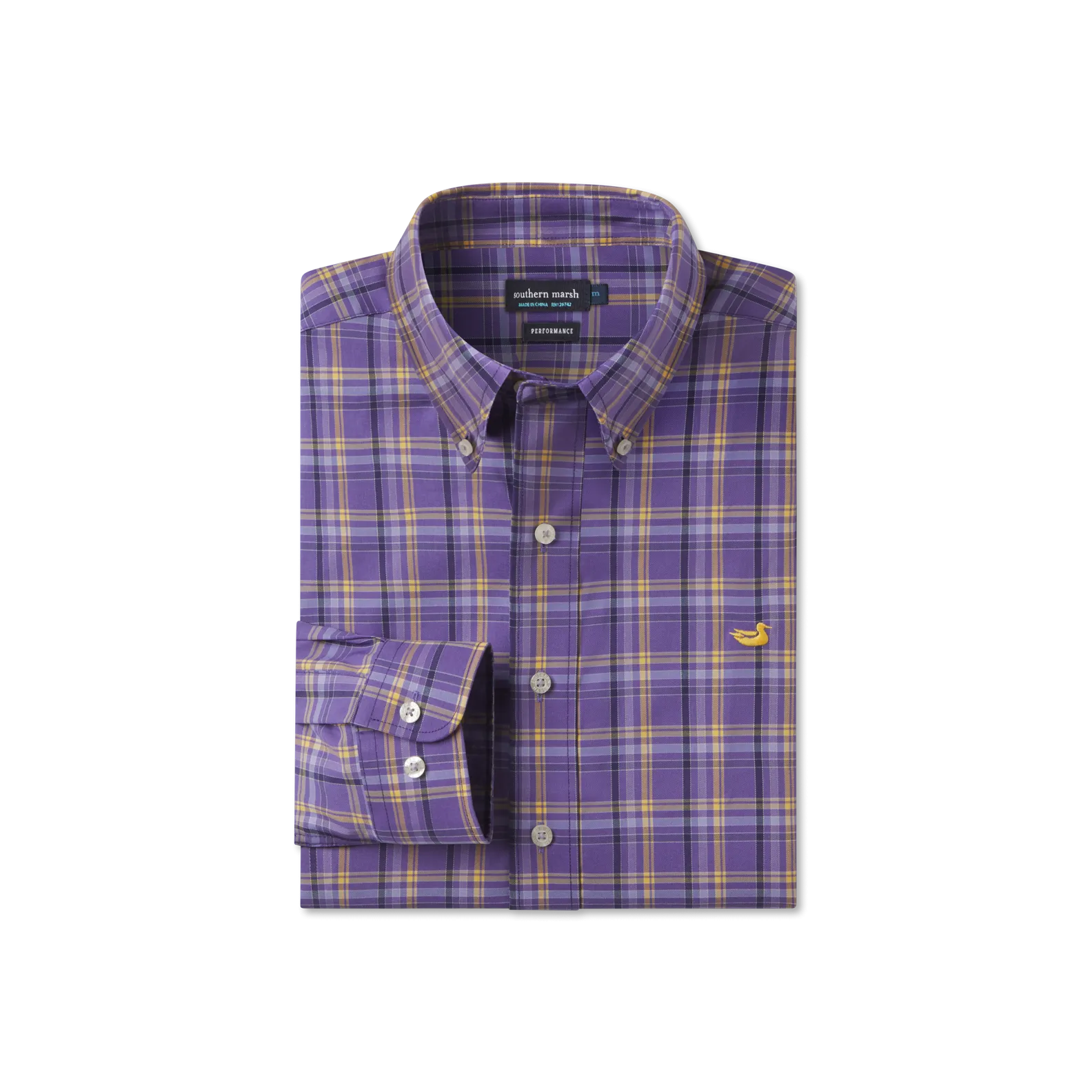 Southern Marsh 21 Bristol Performance Plaid Dress Shirt