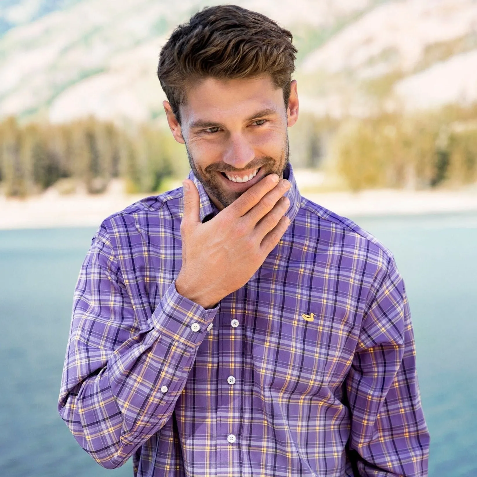Southern Marsh 21 Bristol Performance Plaid Dress Shirt