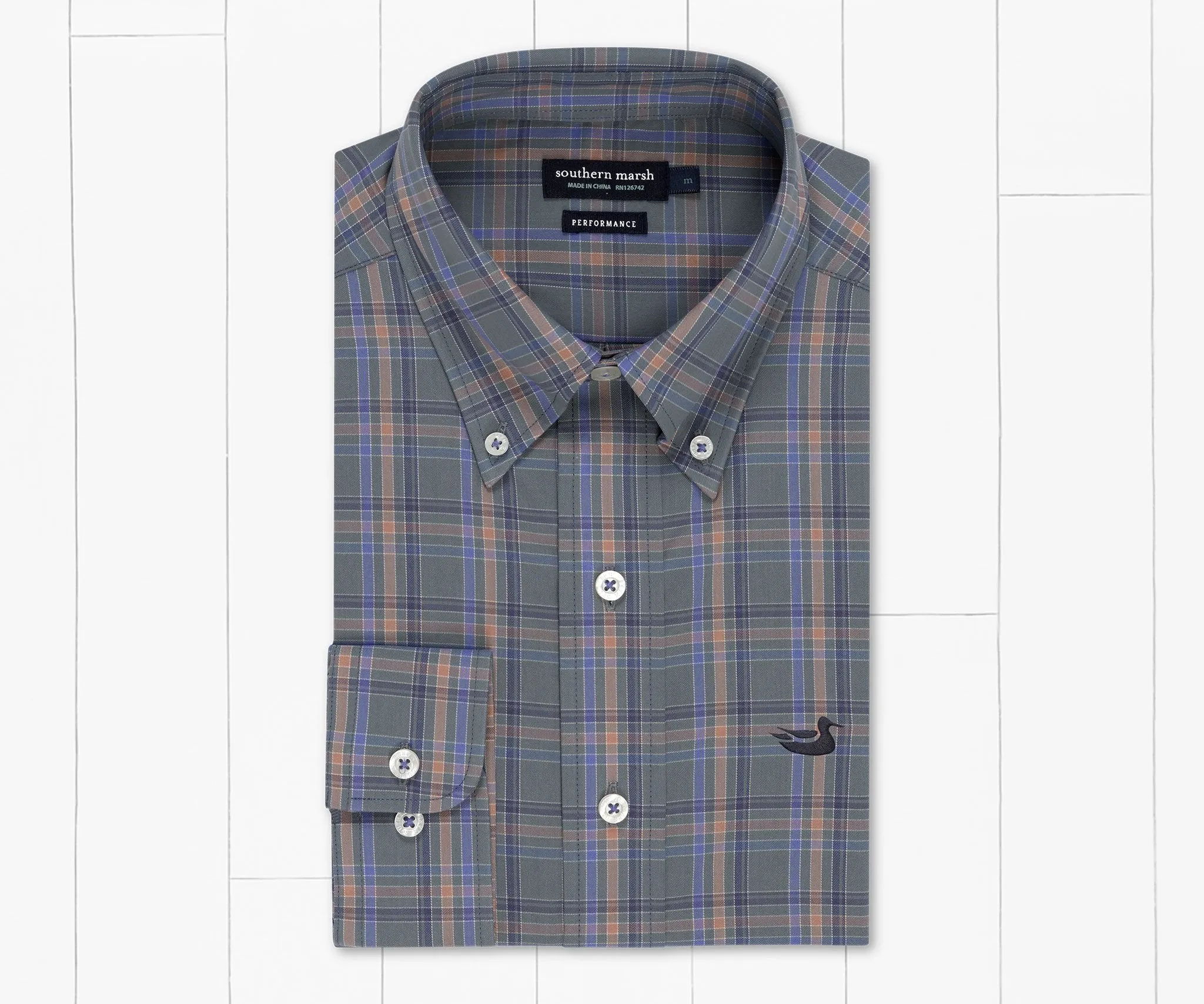 Southern Marsh 21 Bristol Performance Plaid Dress Shirt