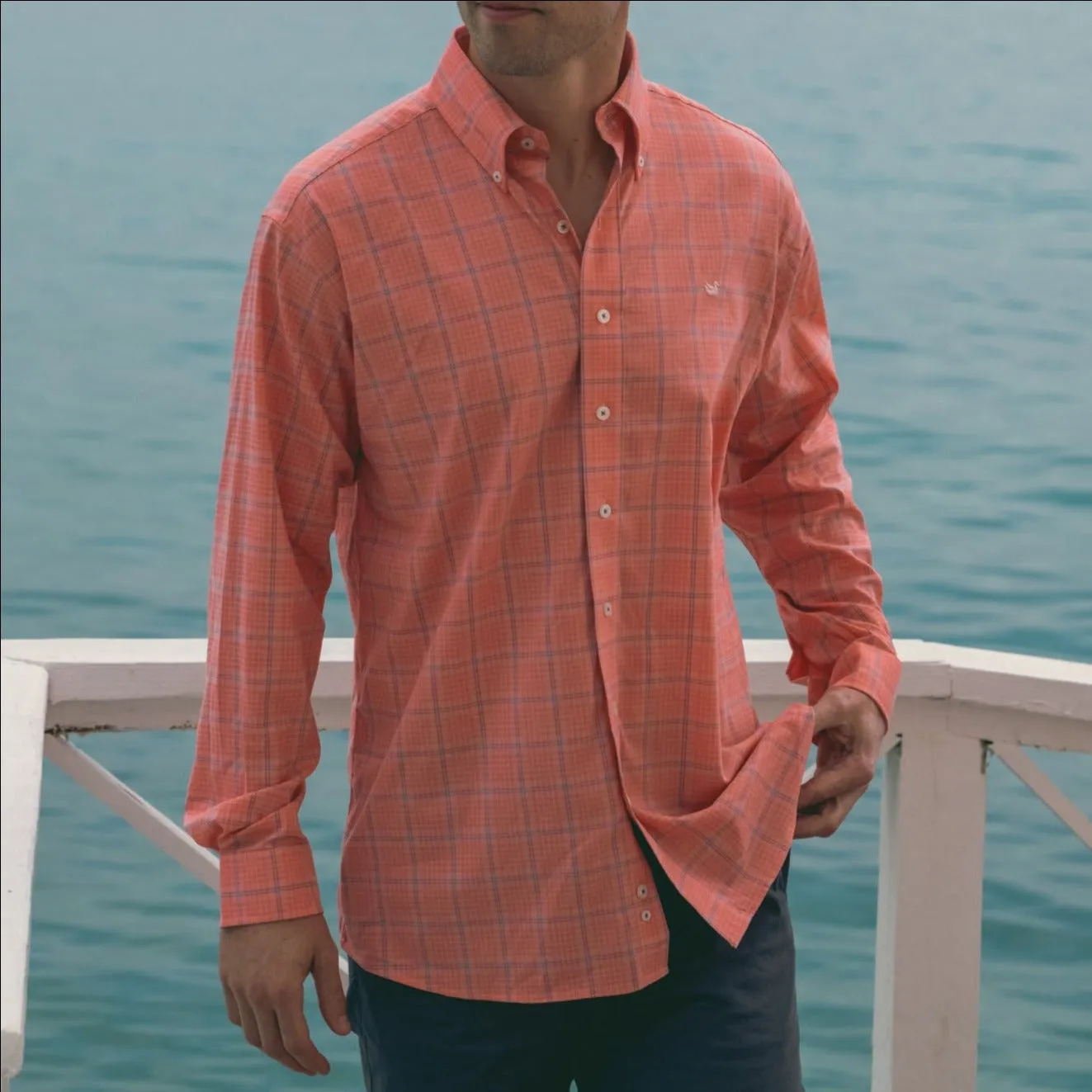 Southern Marsh 21 Calabash Performance Dress Shirt