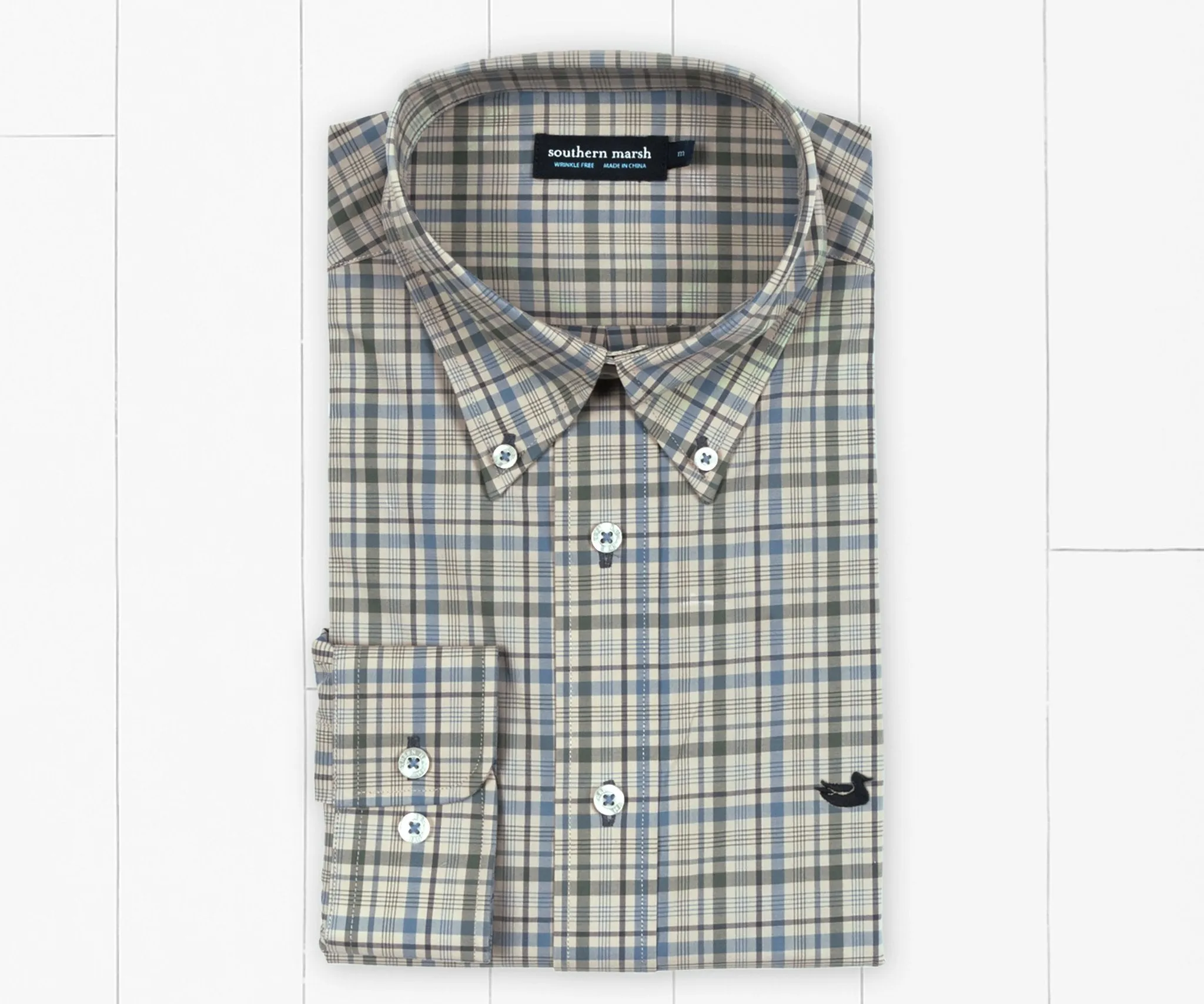 Southern Marsh 21 Calhoun Check Dress Shirt