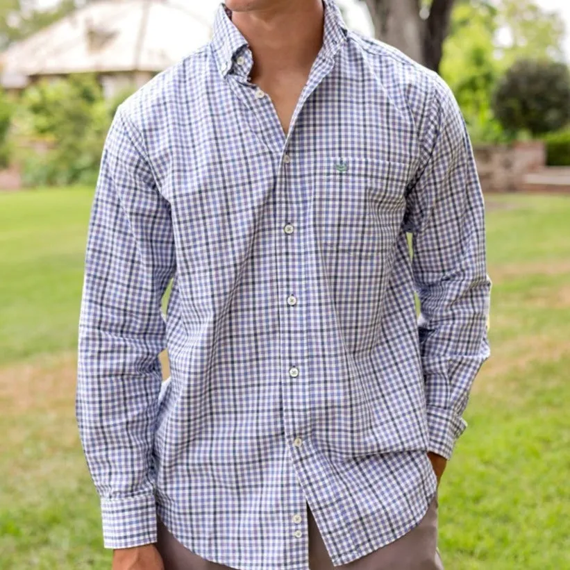 Southern Marsh 21 Cashiers Washed Gingham Dress Shirt