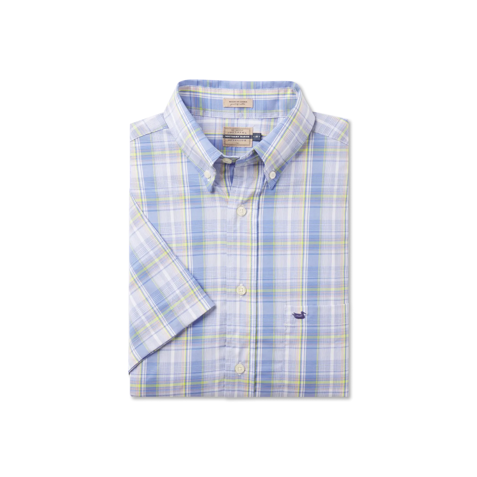 Southern Marsh 21 Catawba Plaid Dress Shirt - Short Sleeve