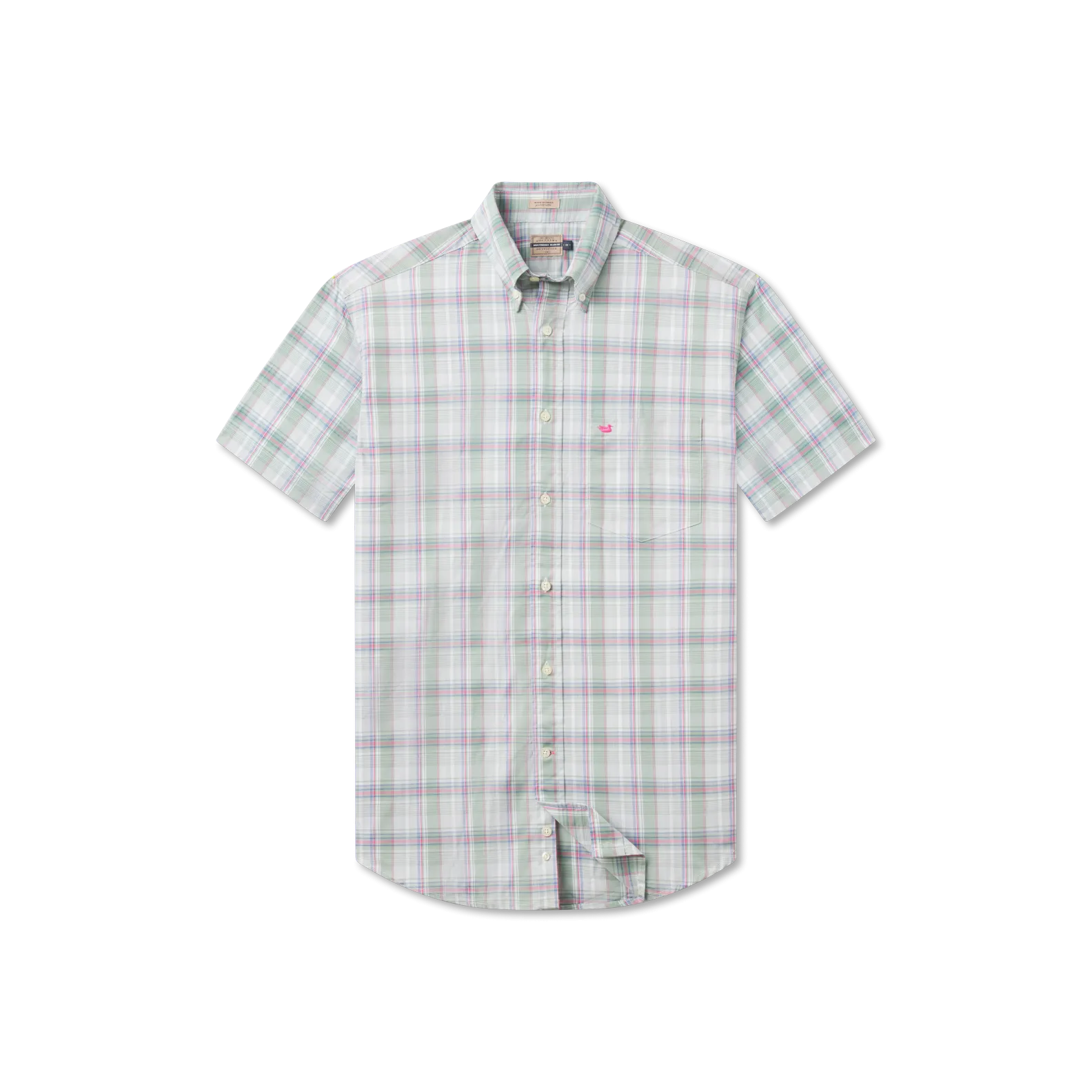 Southern Marsh 21 Catawba Plaid Dress Shirt - Short Sleeve