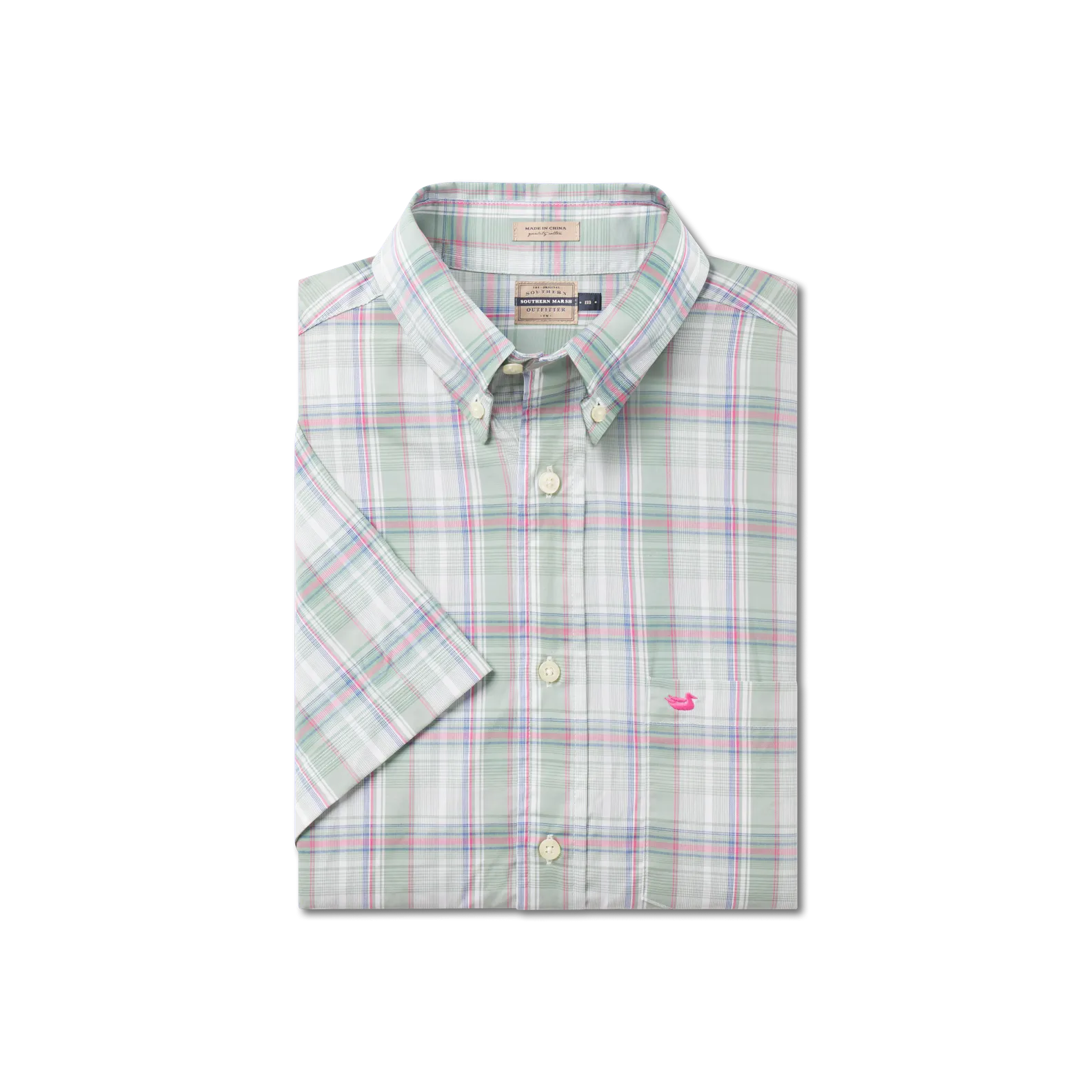 Southern Marsh 21 Catawba Plaid Dress Shirt - Short Sleeve