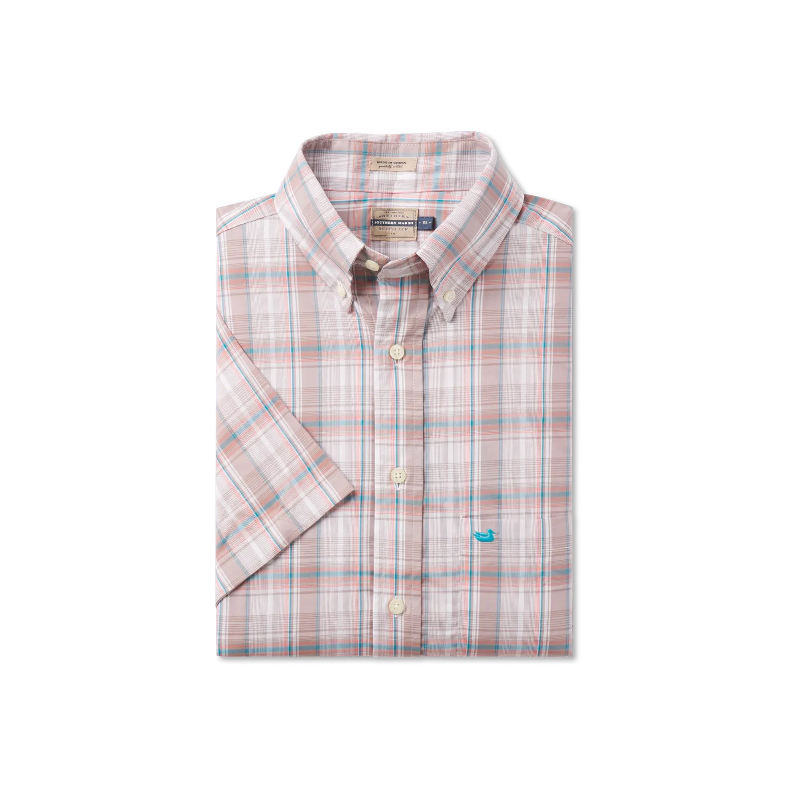 Southern Marsh 21 Catawba Plaid Dress Shirt - Short Sleeve