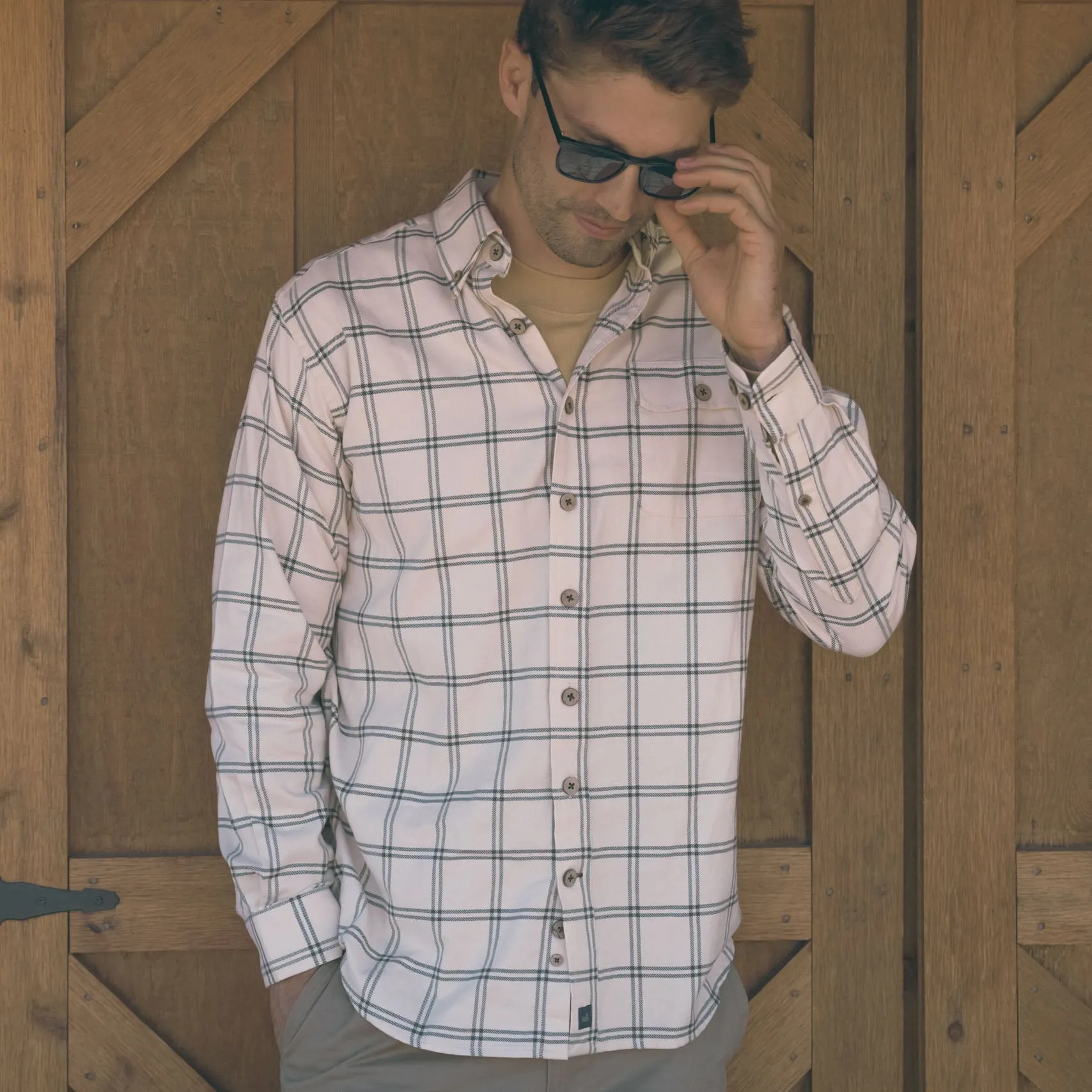 Southern Marsh 21 Cedar Park Windowpane Flannel