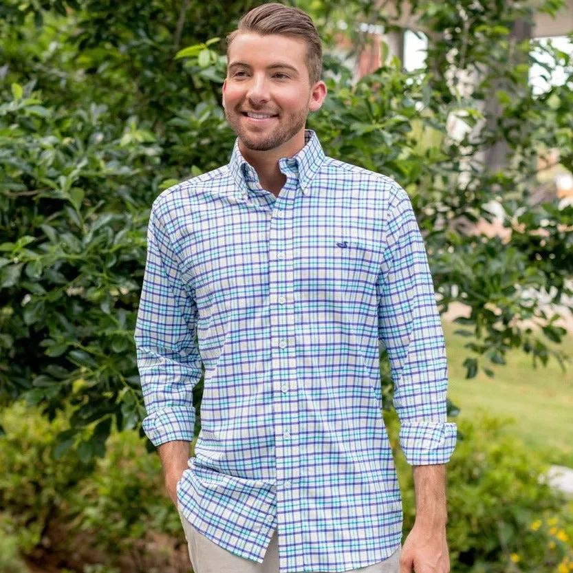 Southern Marsh 21 Chambers Performance Gingham Dress Shirt