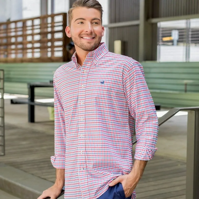 Southern Marsh 21 Chambers Performance Gingham Dress Shirt