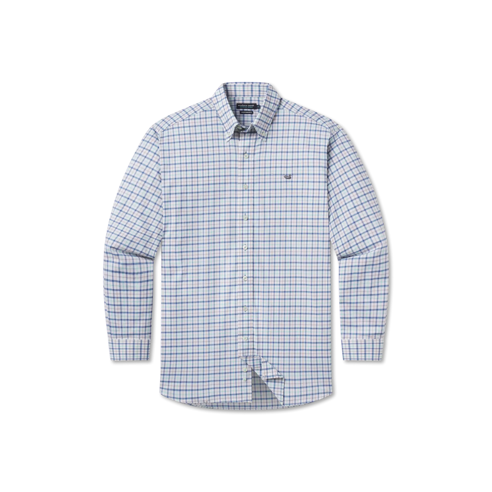 Southern Marsh 21 Chambers Performance Gingham Dress Shirt