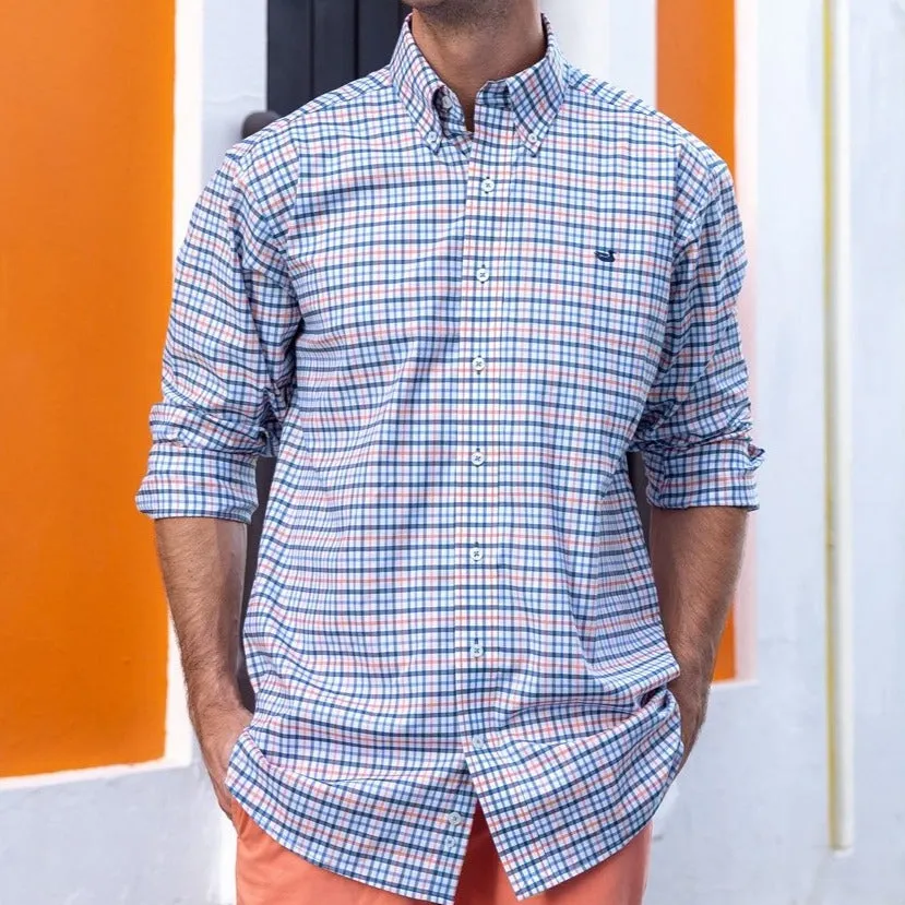Southern Marsh 21 Chambers Performance Gingham Dress Shirt