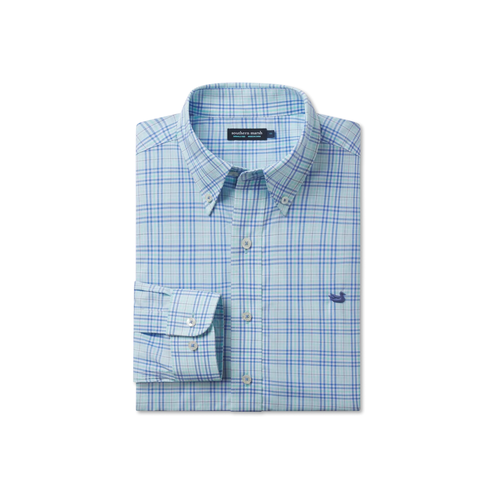 Southern Marsh 21 Charlotte Windowpane Dress Shirt