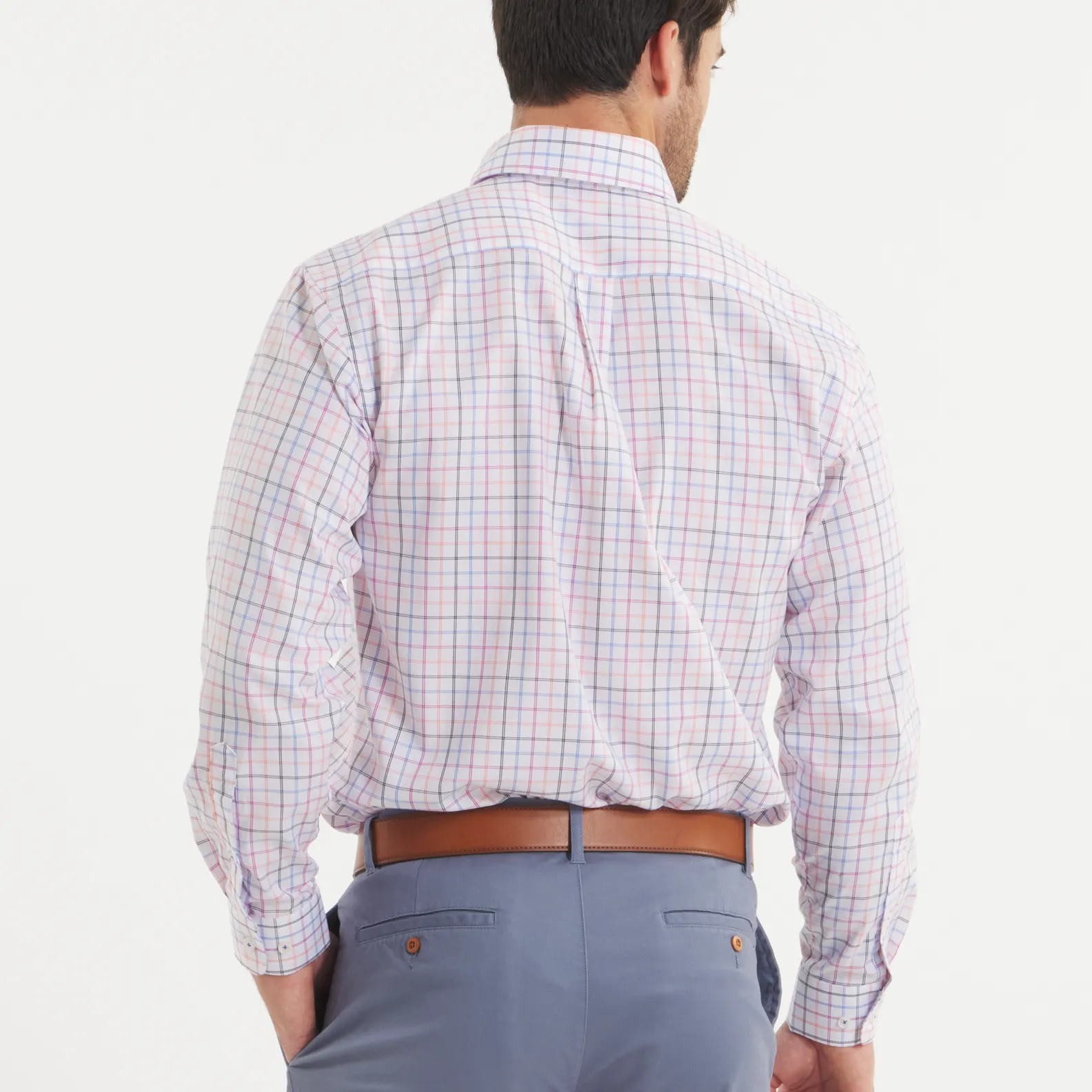 Southern Marsh 21 Chateau Windowpane Dress Shirt
