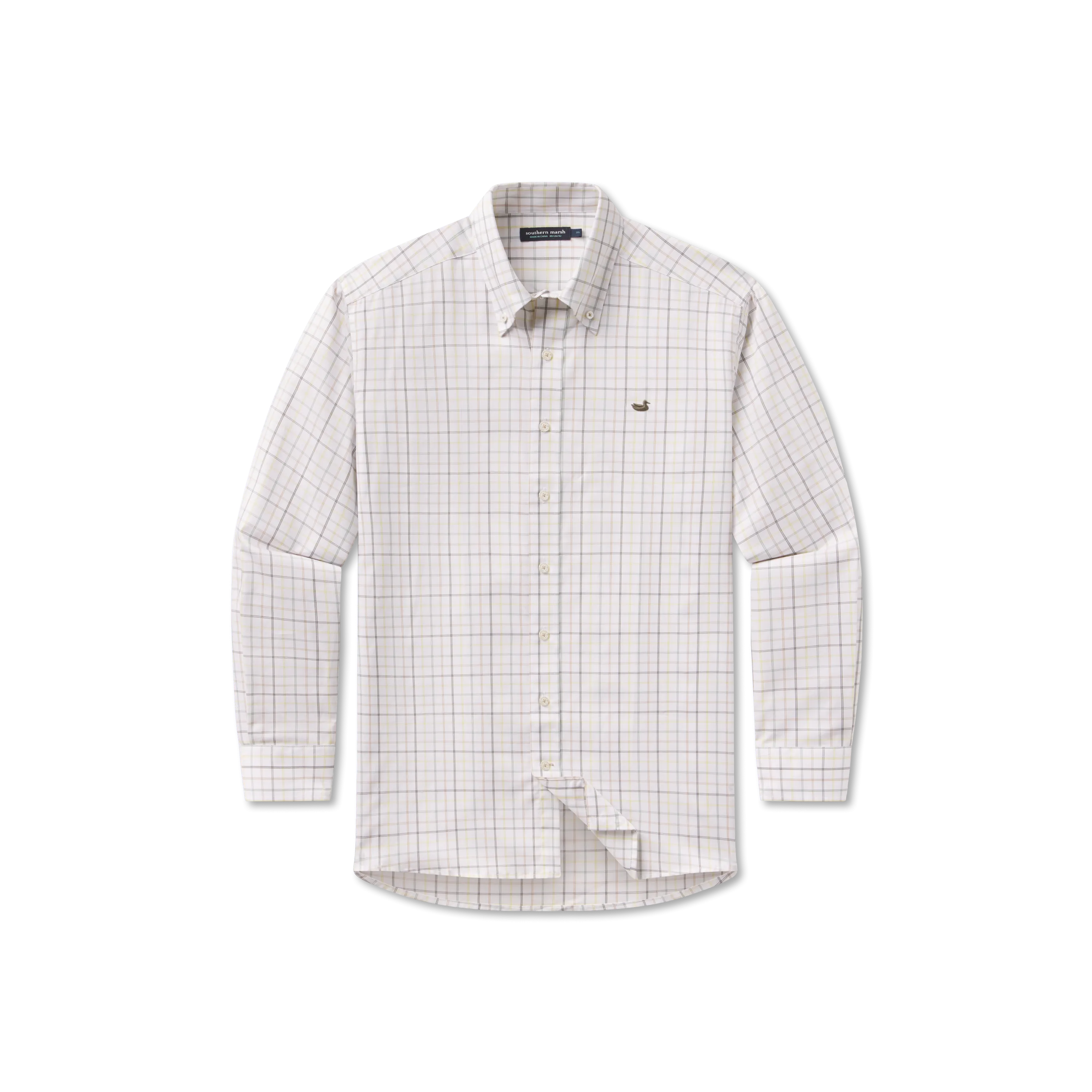 Southern Marsh 21 Chateau Windowpane Dress Shirt