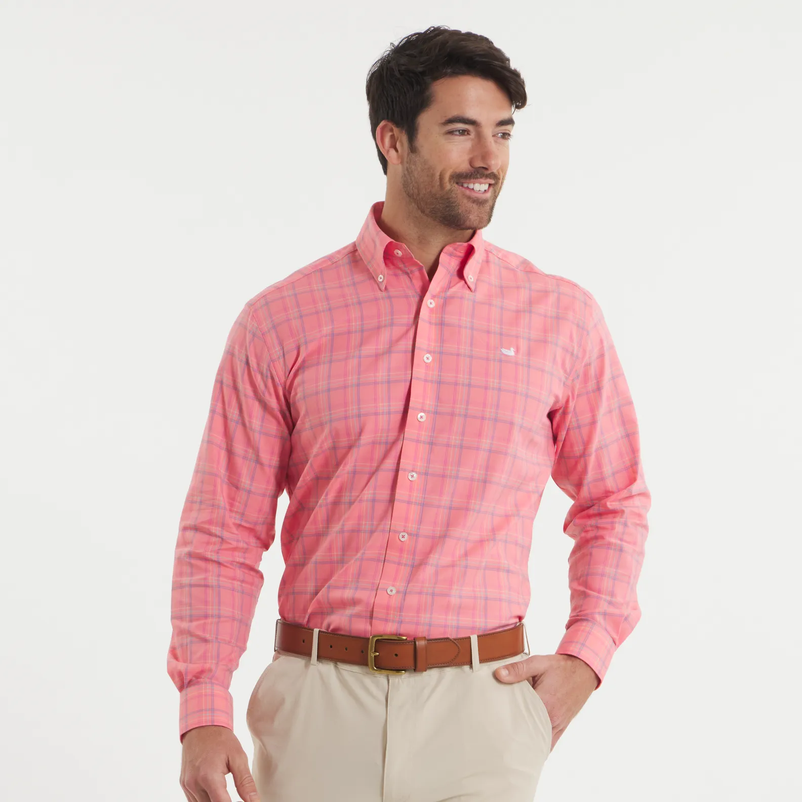 Southern Marsh 21 Chatham Lines Performance Dress Shirt