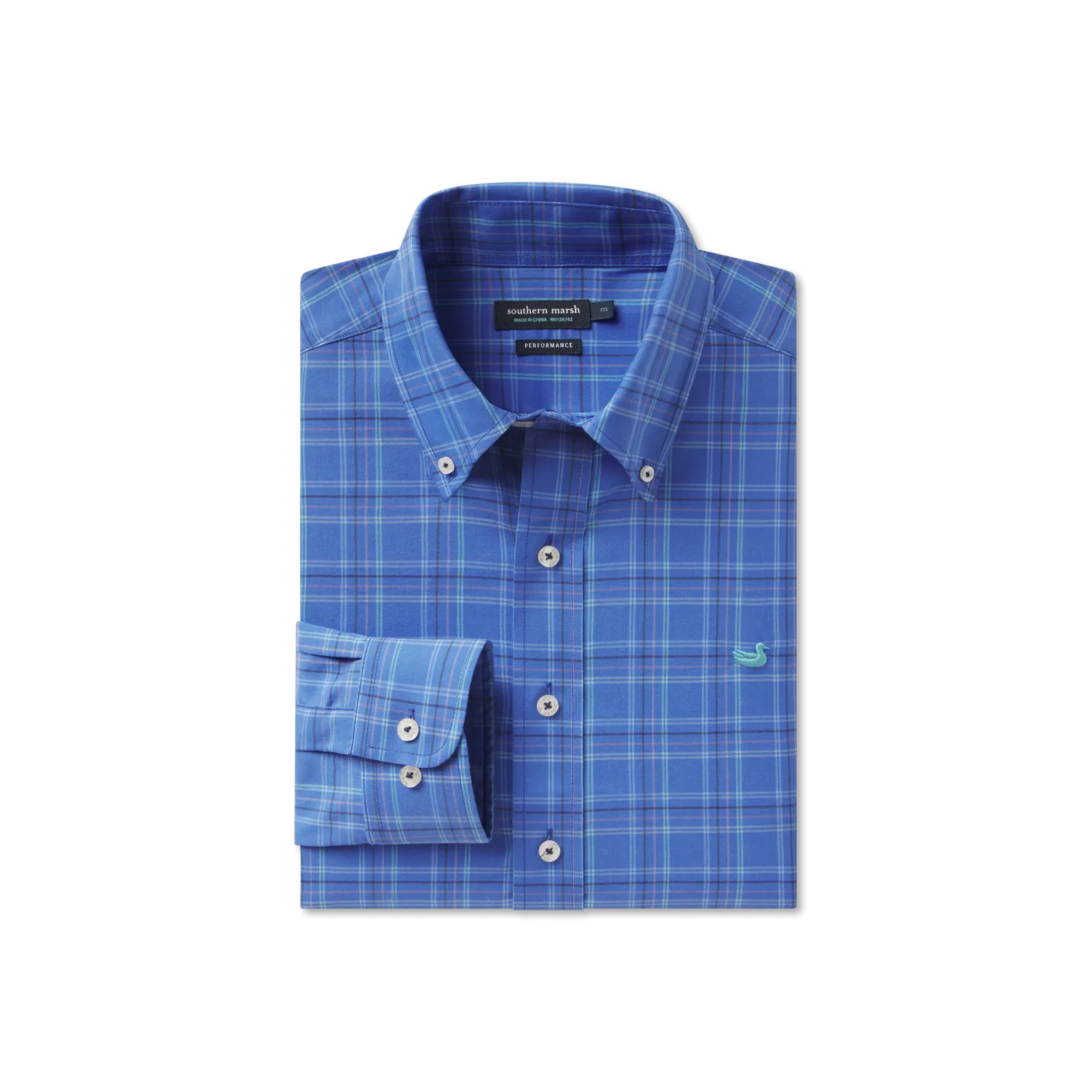 Southern Marsh 21 Chatham Lines Performance Dress Shirt