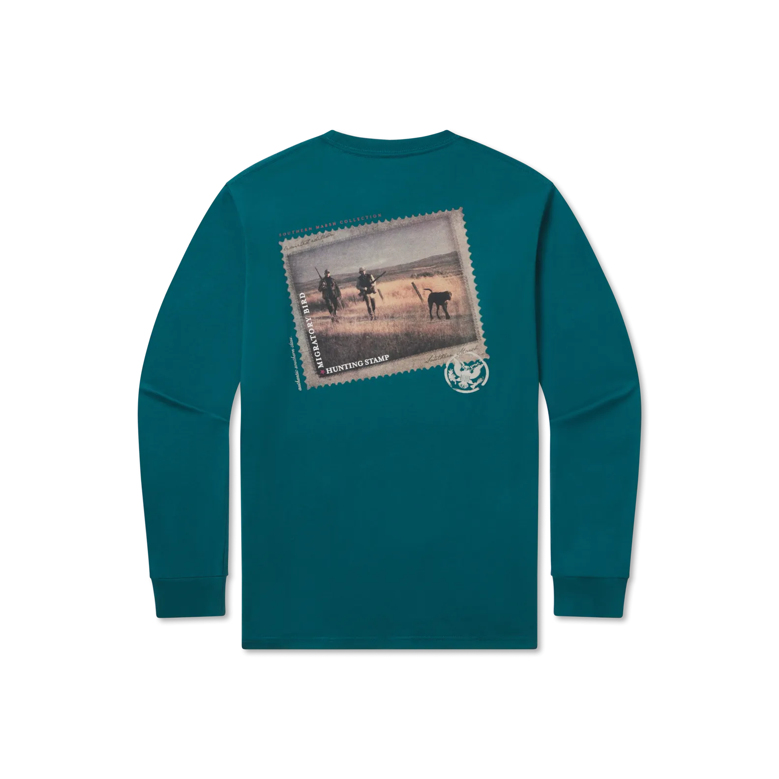 Southern Marsh 21 Chocolate Lab Tee - Long Sleeve
